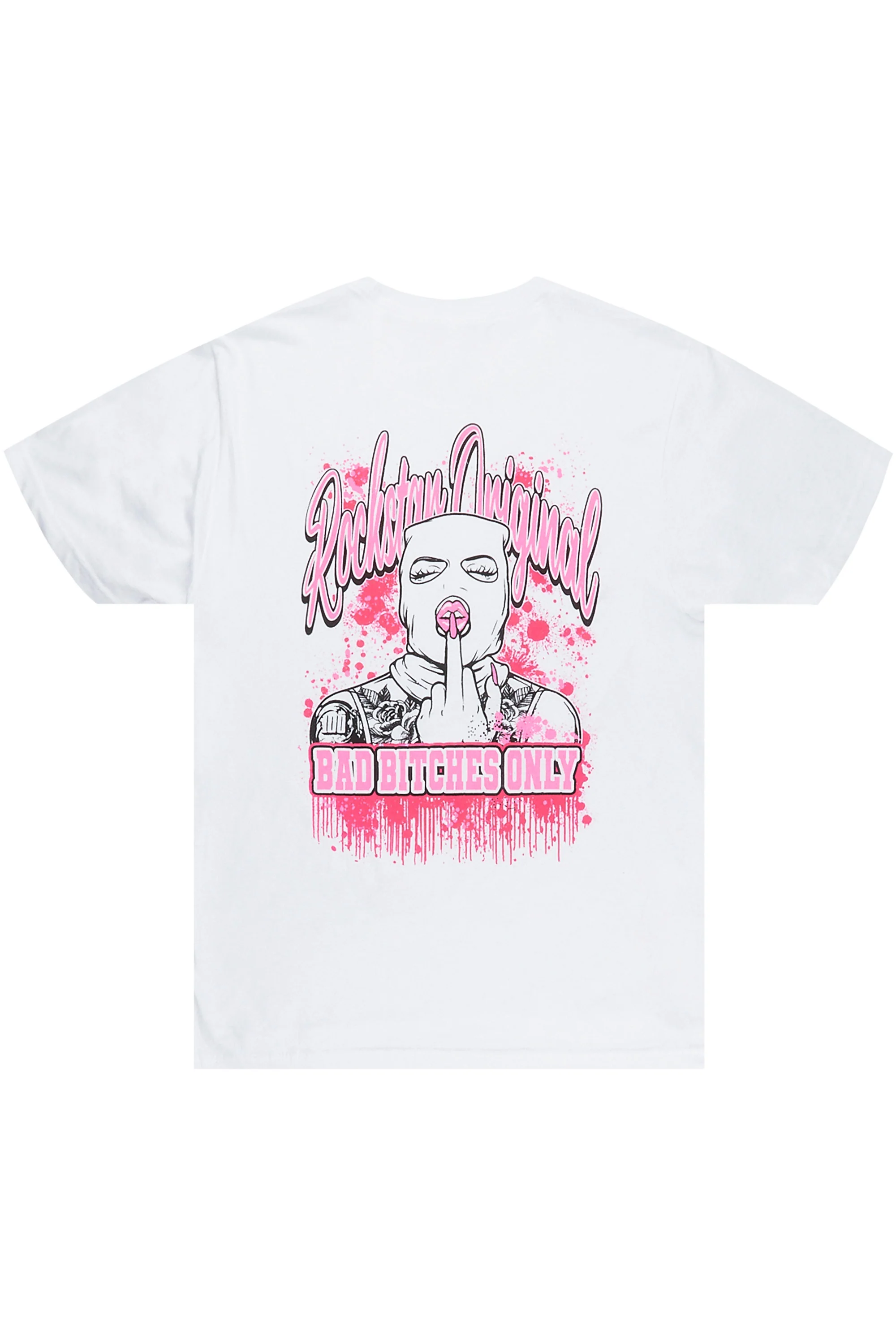 Deesepsha White Graphic T-Shirt