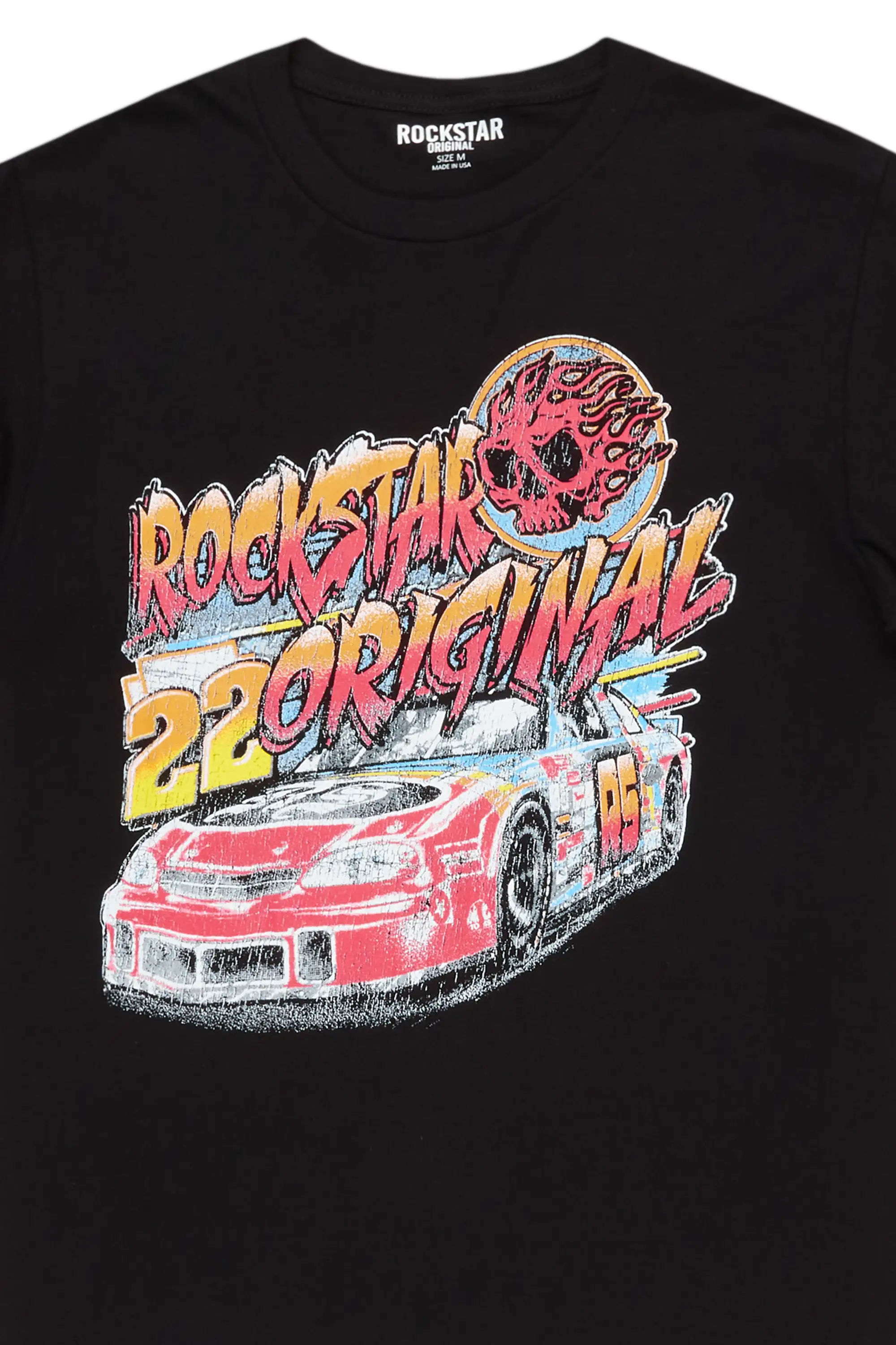 Deemin Black Graphic T-Shirt - Image 2