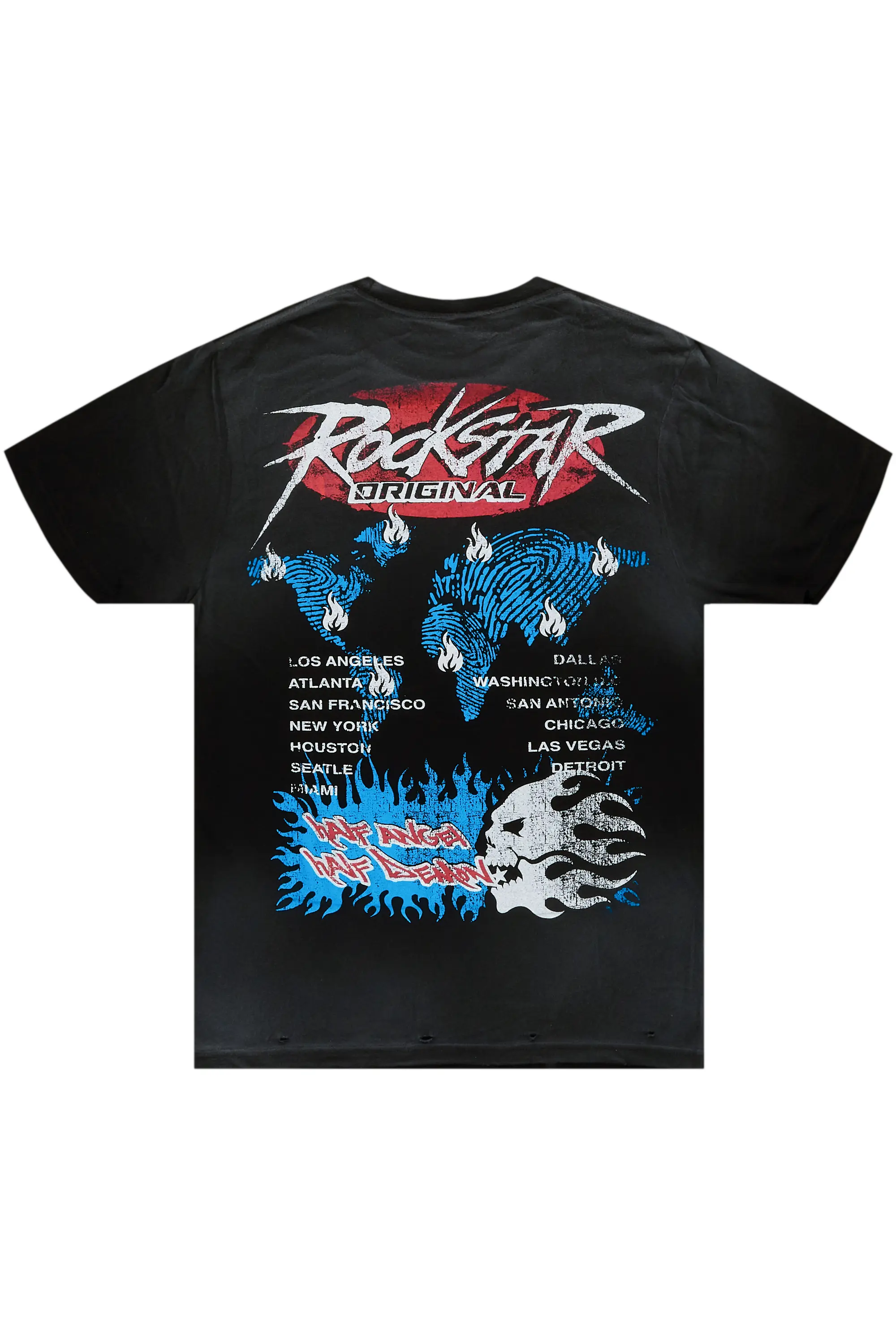 Alpha Black Graphic T-Shirt - Image 3