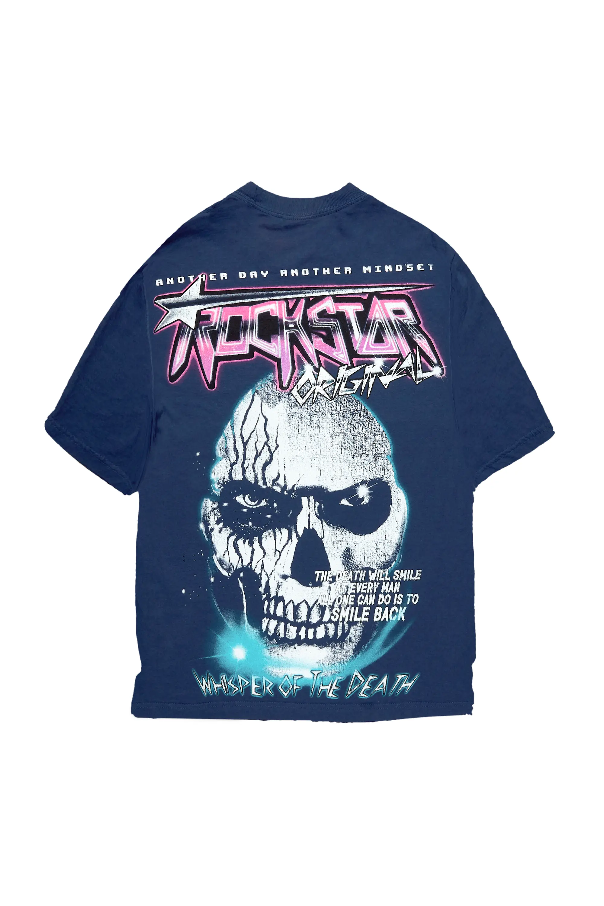 Krog Navy Oversized Graphic T-Shirt - Image 4