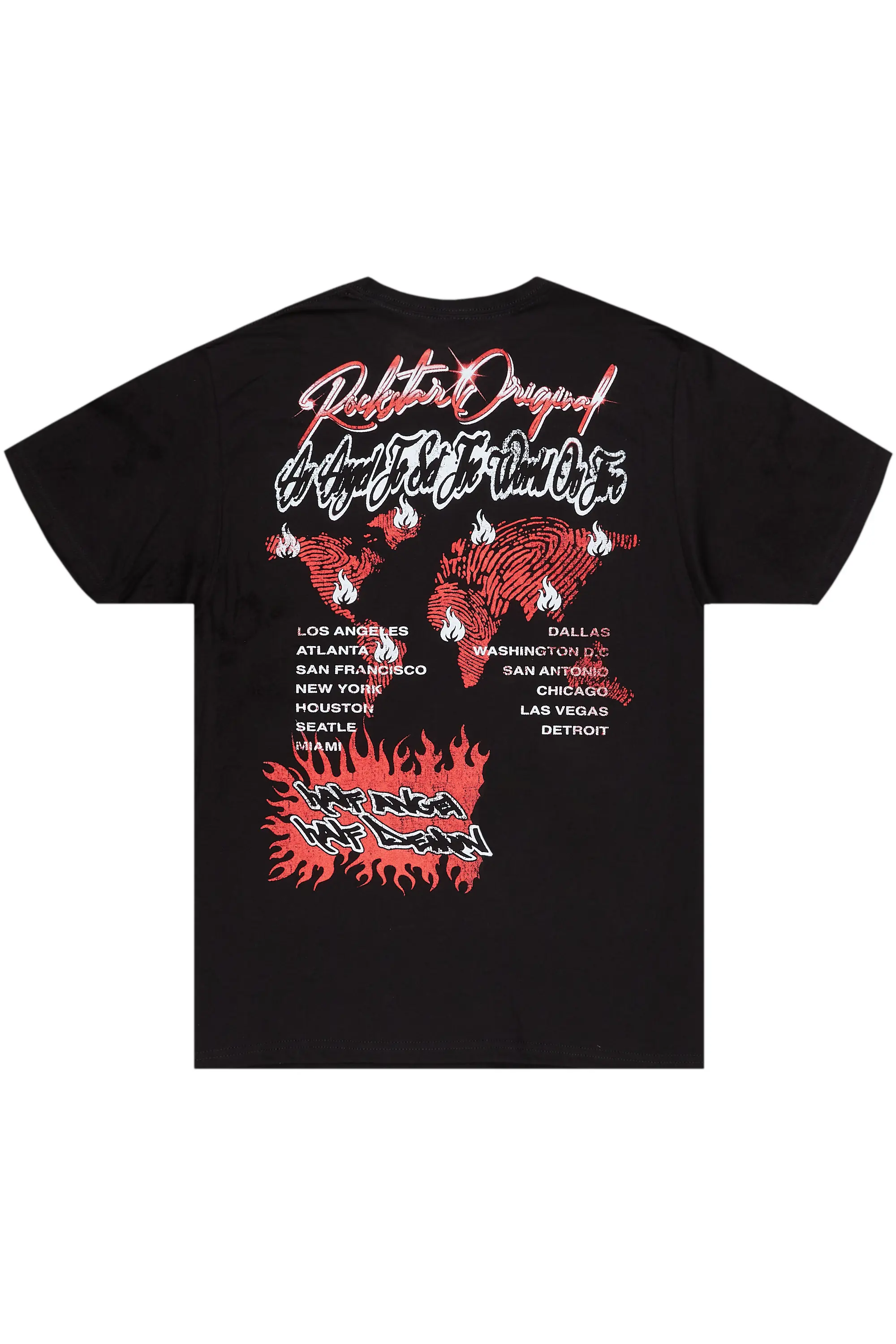 Battery Black Graphic T-Shirt - Image 5