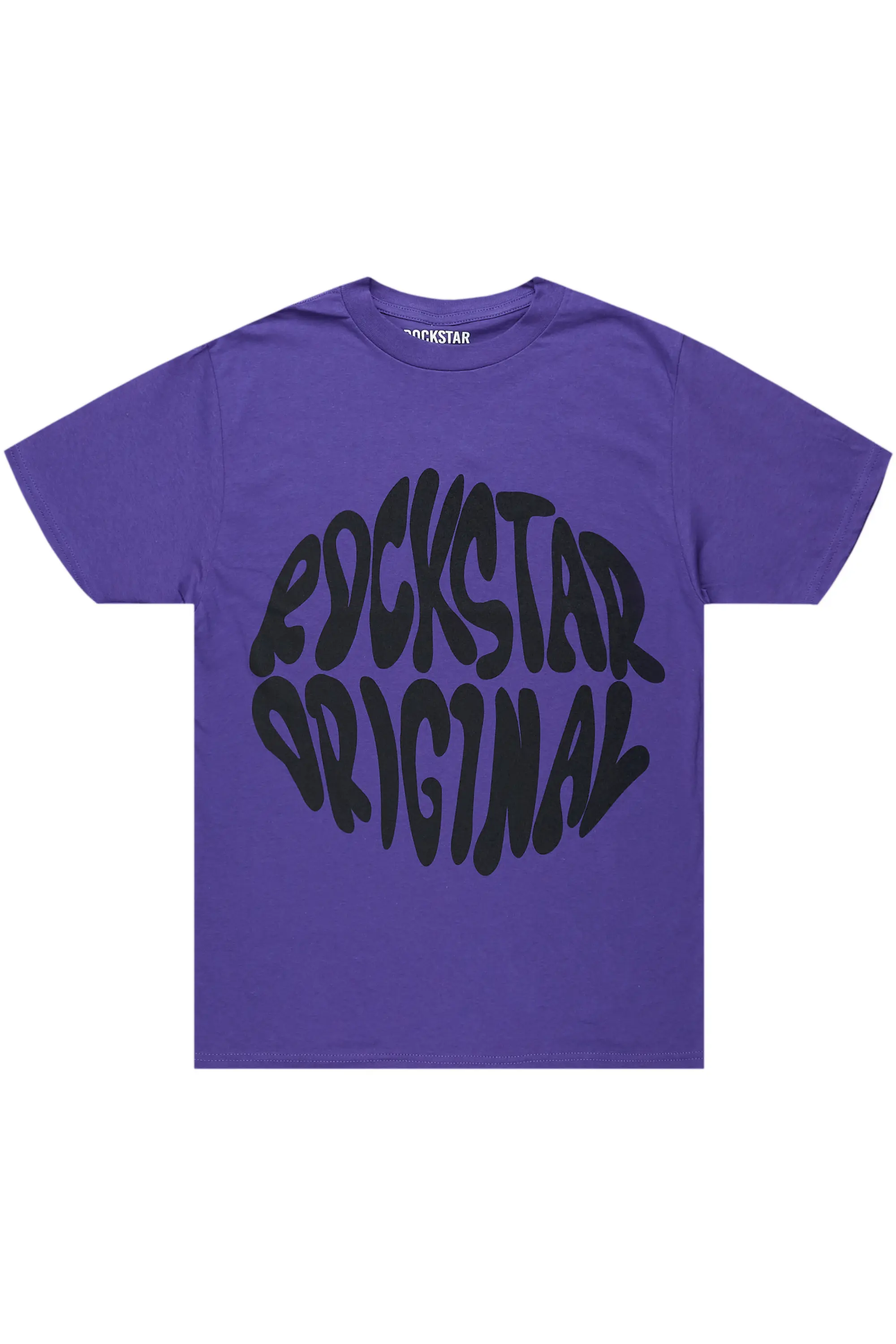 Thierry Purple Graphic T-Shirt - Image 2