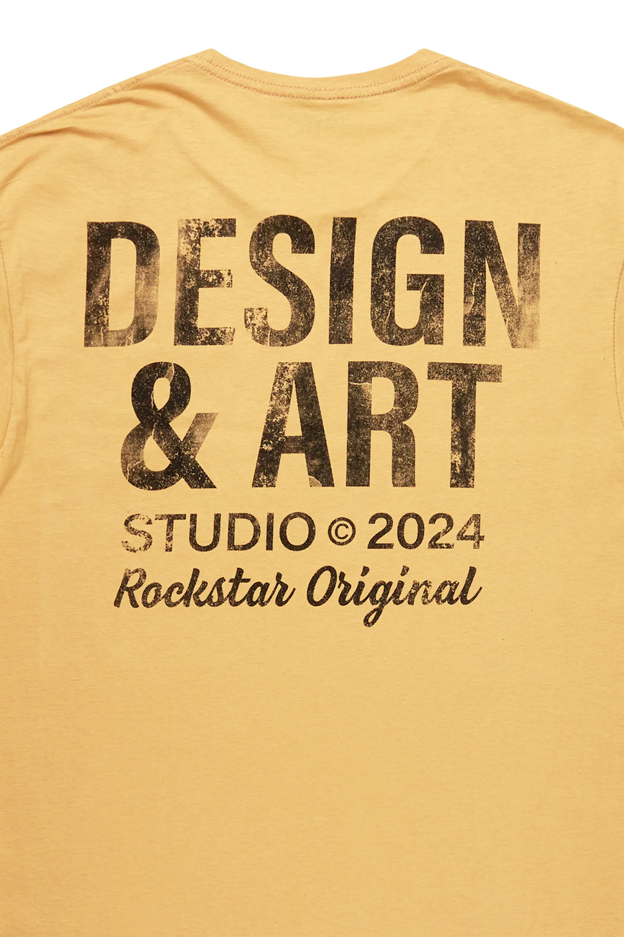Mancha Beige/Black Graphic T-Shirt - Image 4