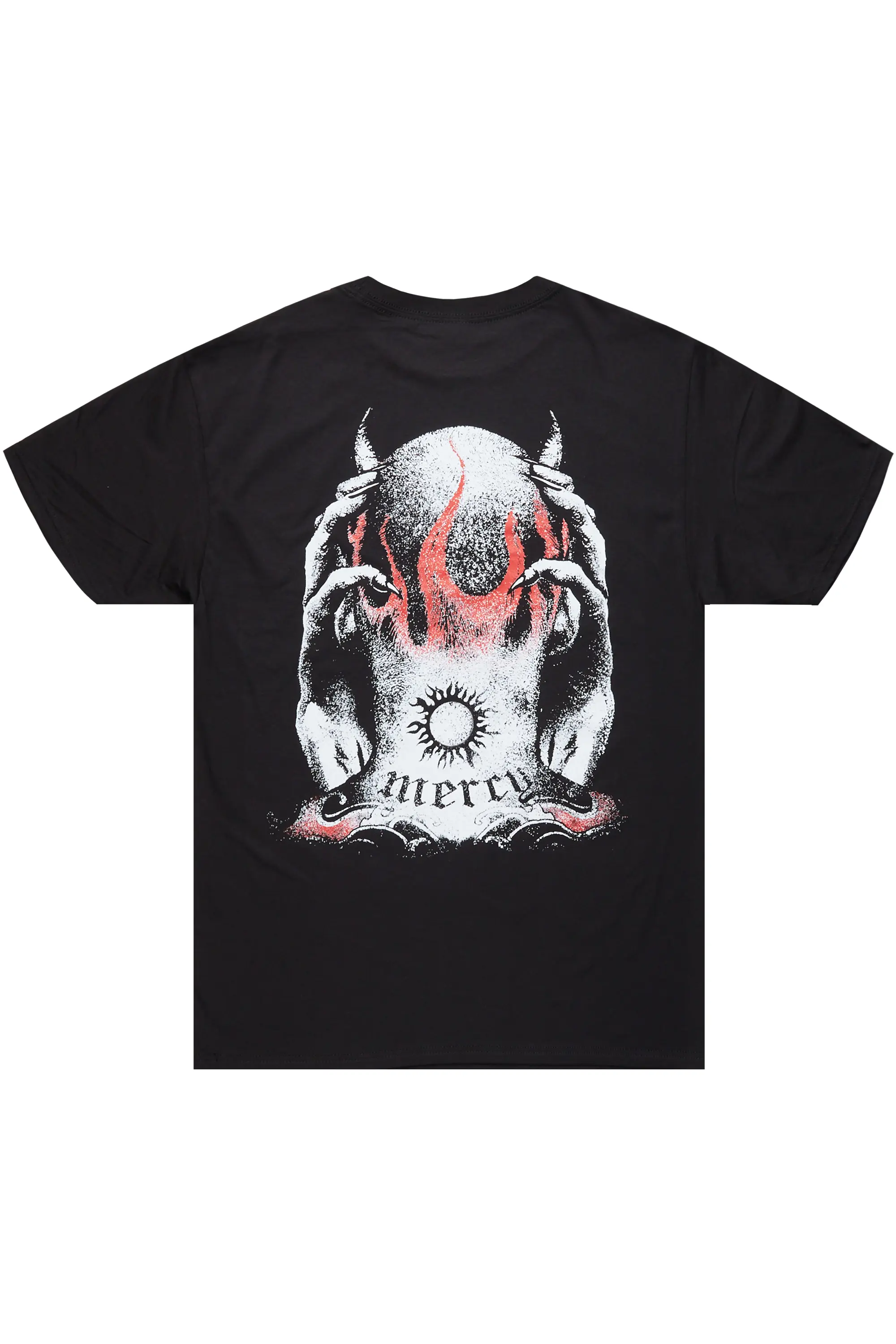 Mercy Black Graphic T-Shirt - Image 7