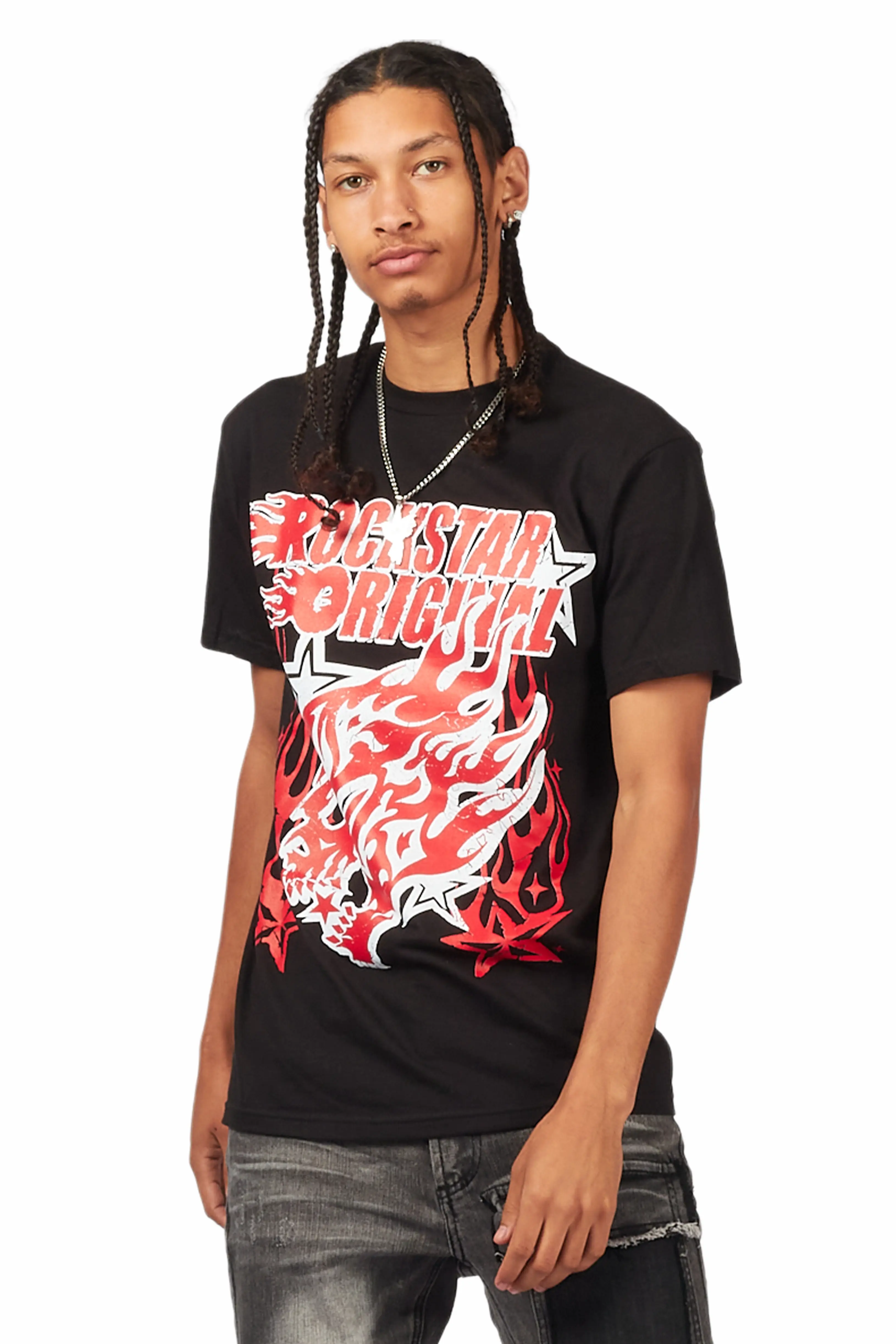 Smitty Black Graphic T-Shirt - Image 4