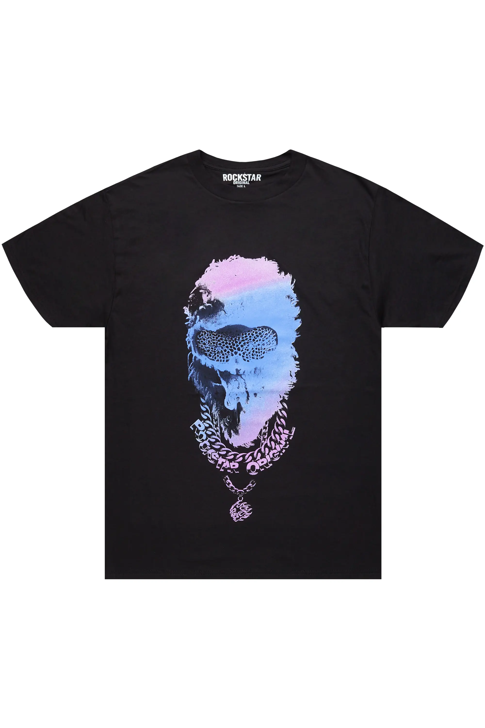 Ponce Black/Purple Graphic T-Shirt - Image 2