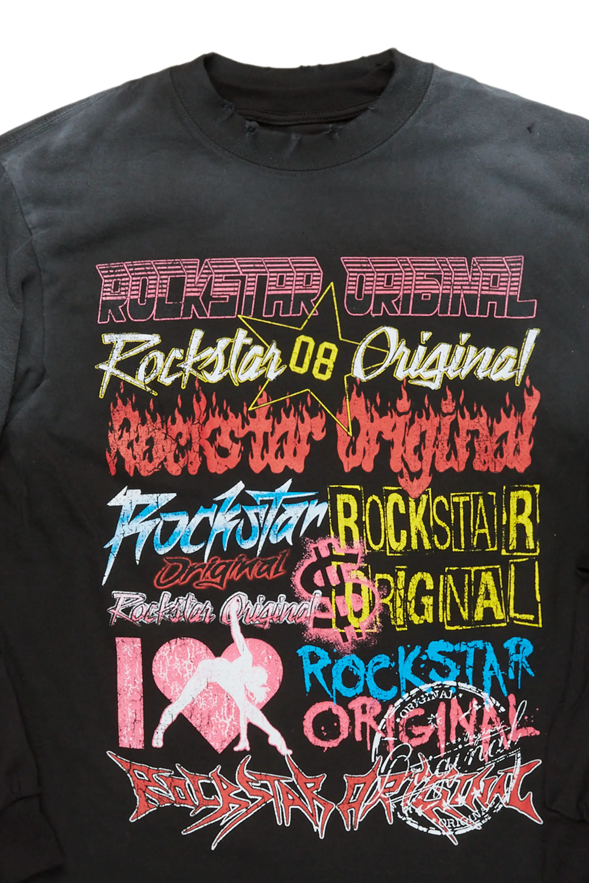Floridabolous Black Long Sleeve Graphic T-Shirt - Image 3