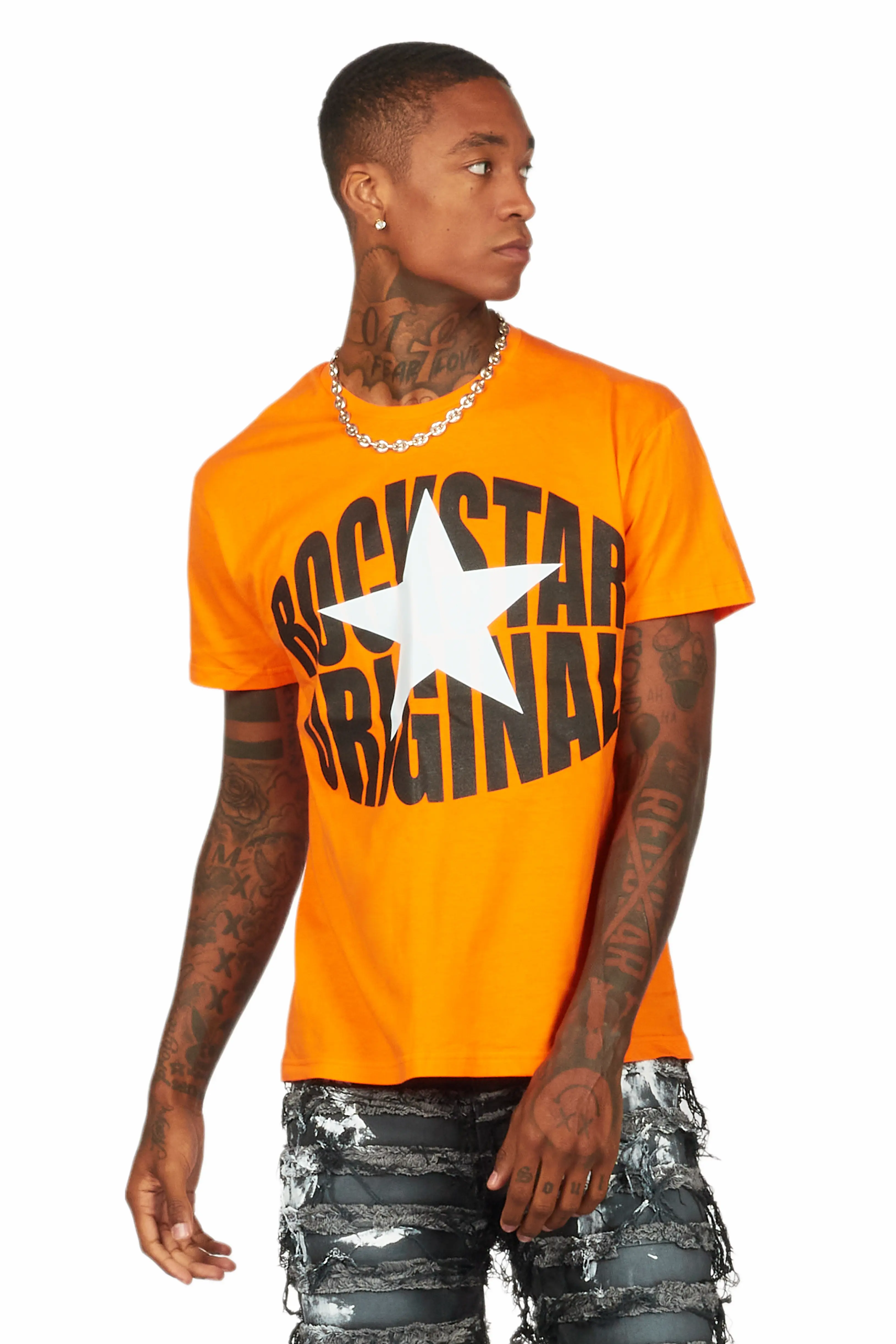 Ranger Orange/Black Graphic T-Shirt - Image 8