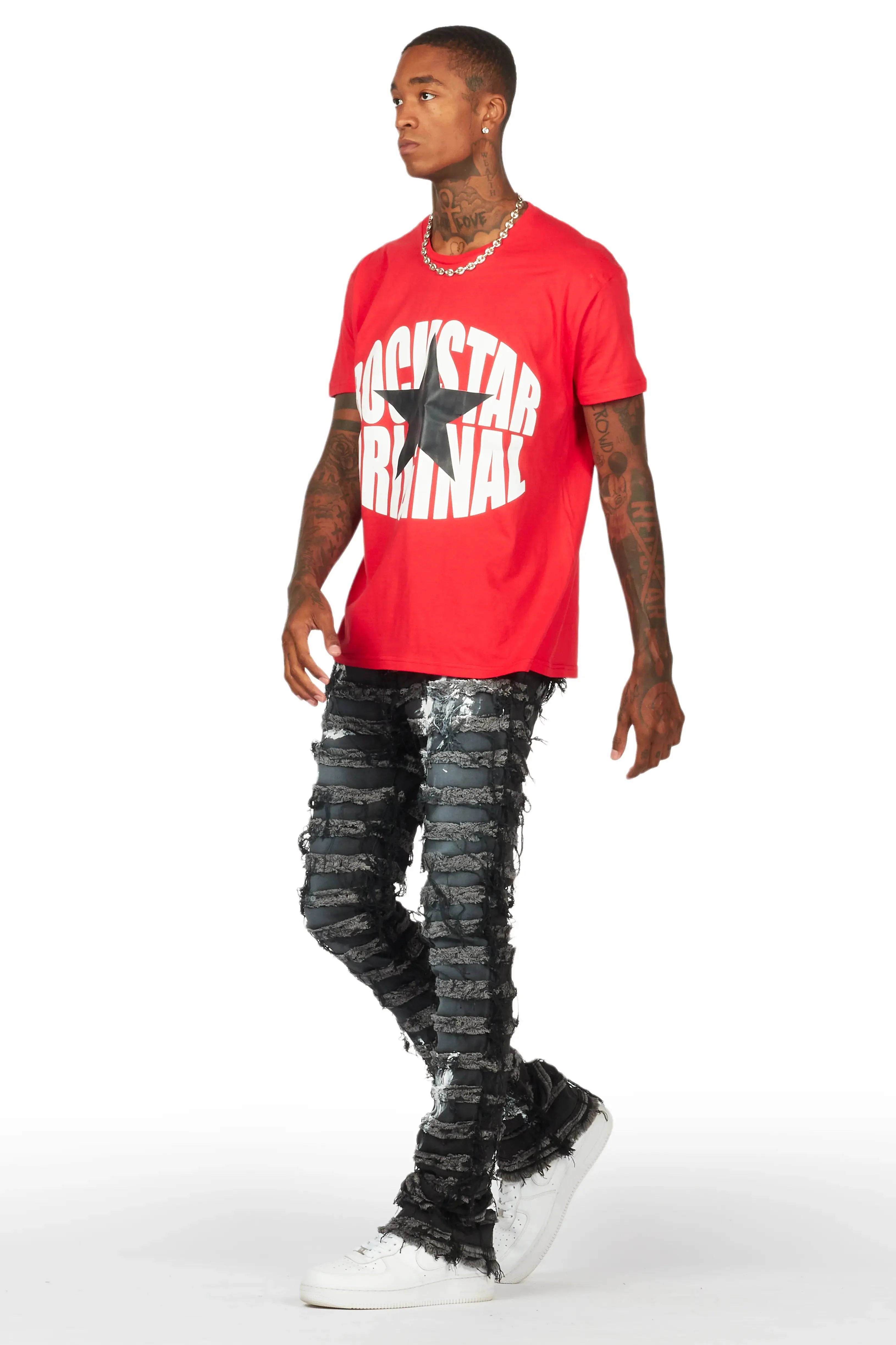 Ranger Red/White Graphic T-Shirt - Image 2