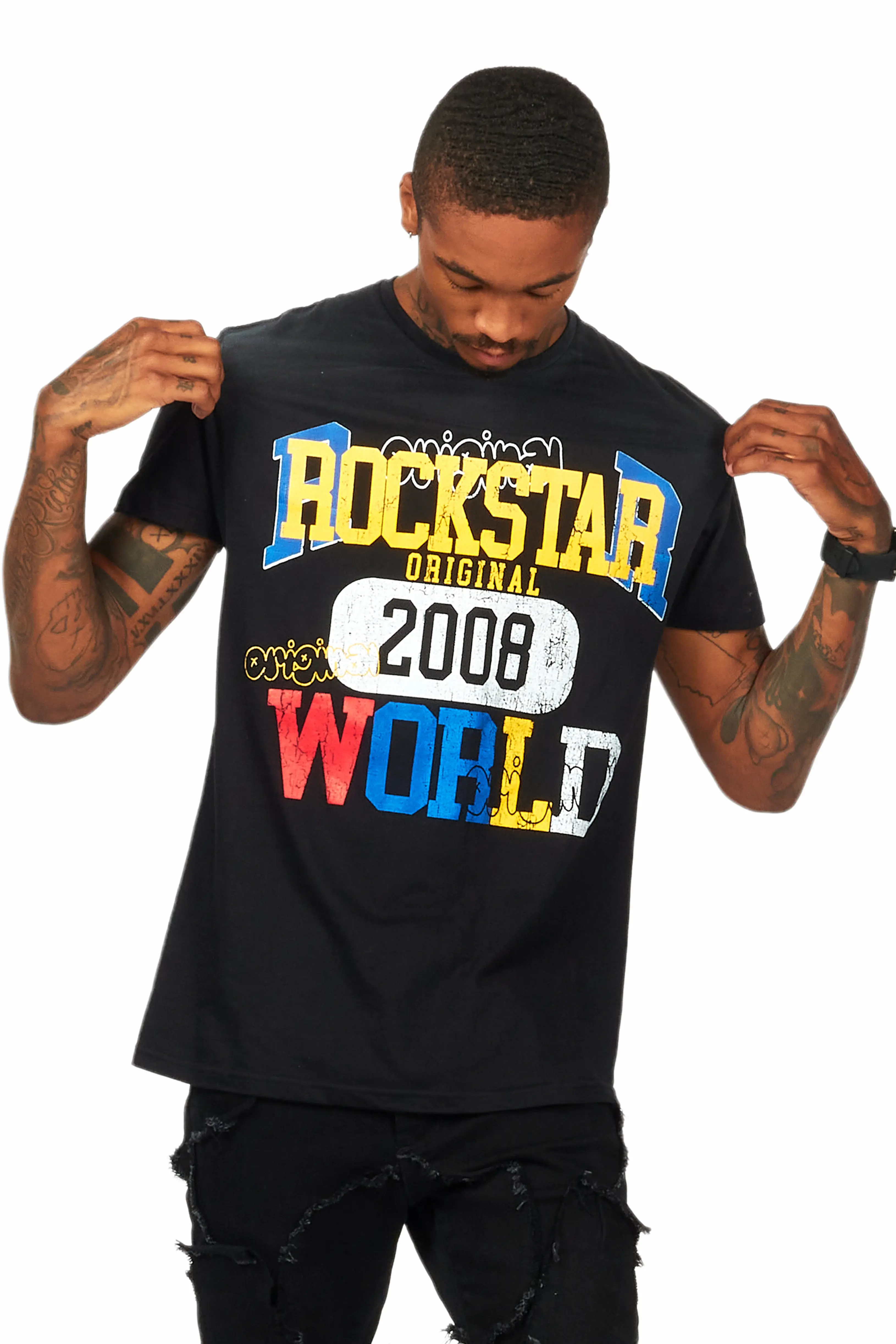 Daria Black Graphic T-Shirt - Image 7