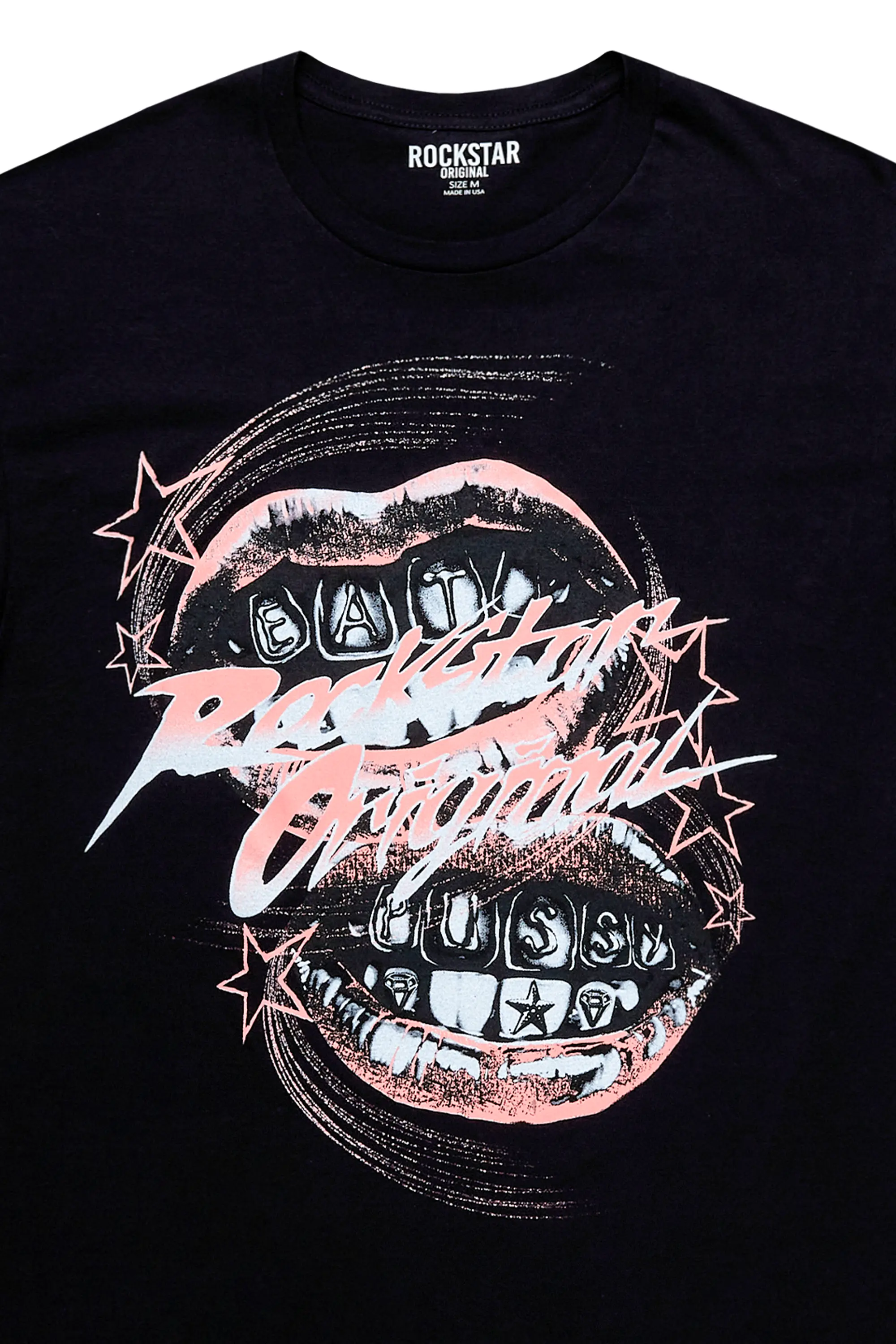 Vanessa Black Graphic T-Shirt - Image 3