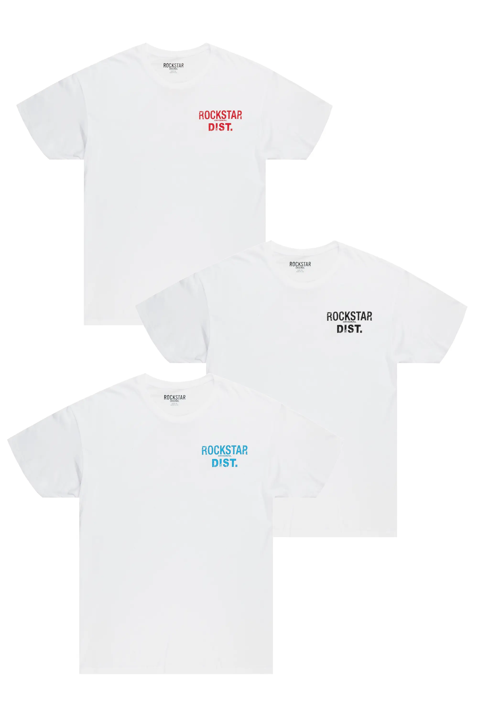 Lake White Printed T-Shirt 3 Pack - Image 2