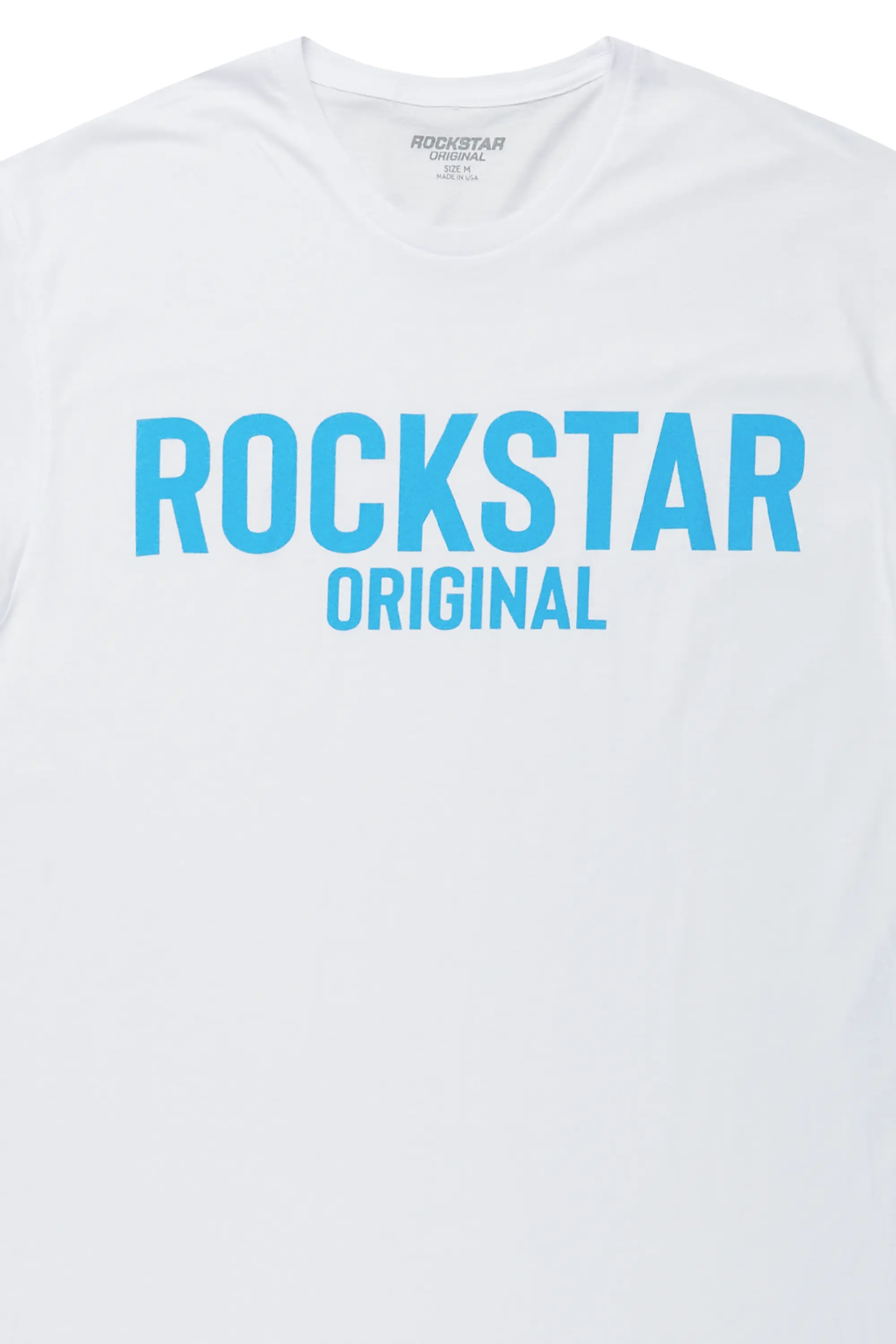 Sana White/Blue Graphic T-Shirt - Image 2