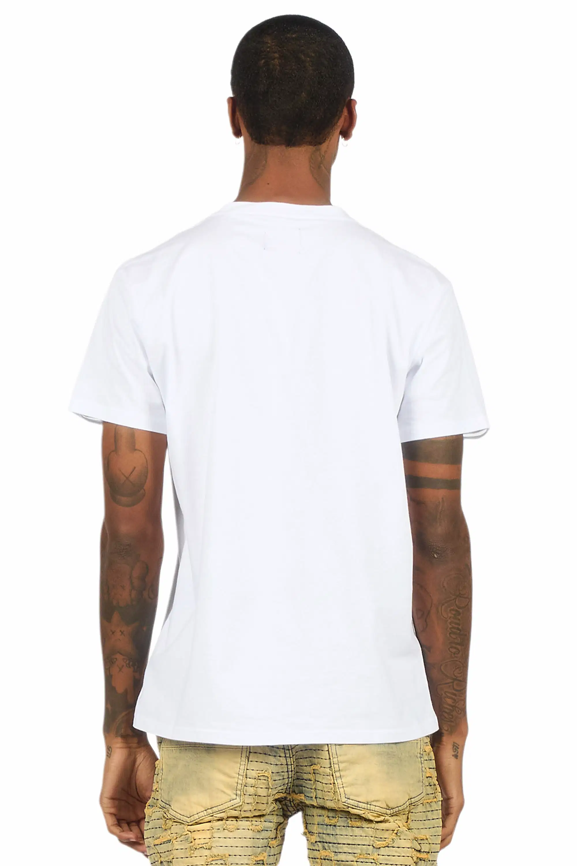 Quito White Graphic Oversized T-Shirt - Image 5