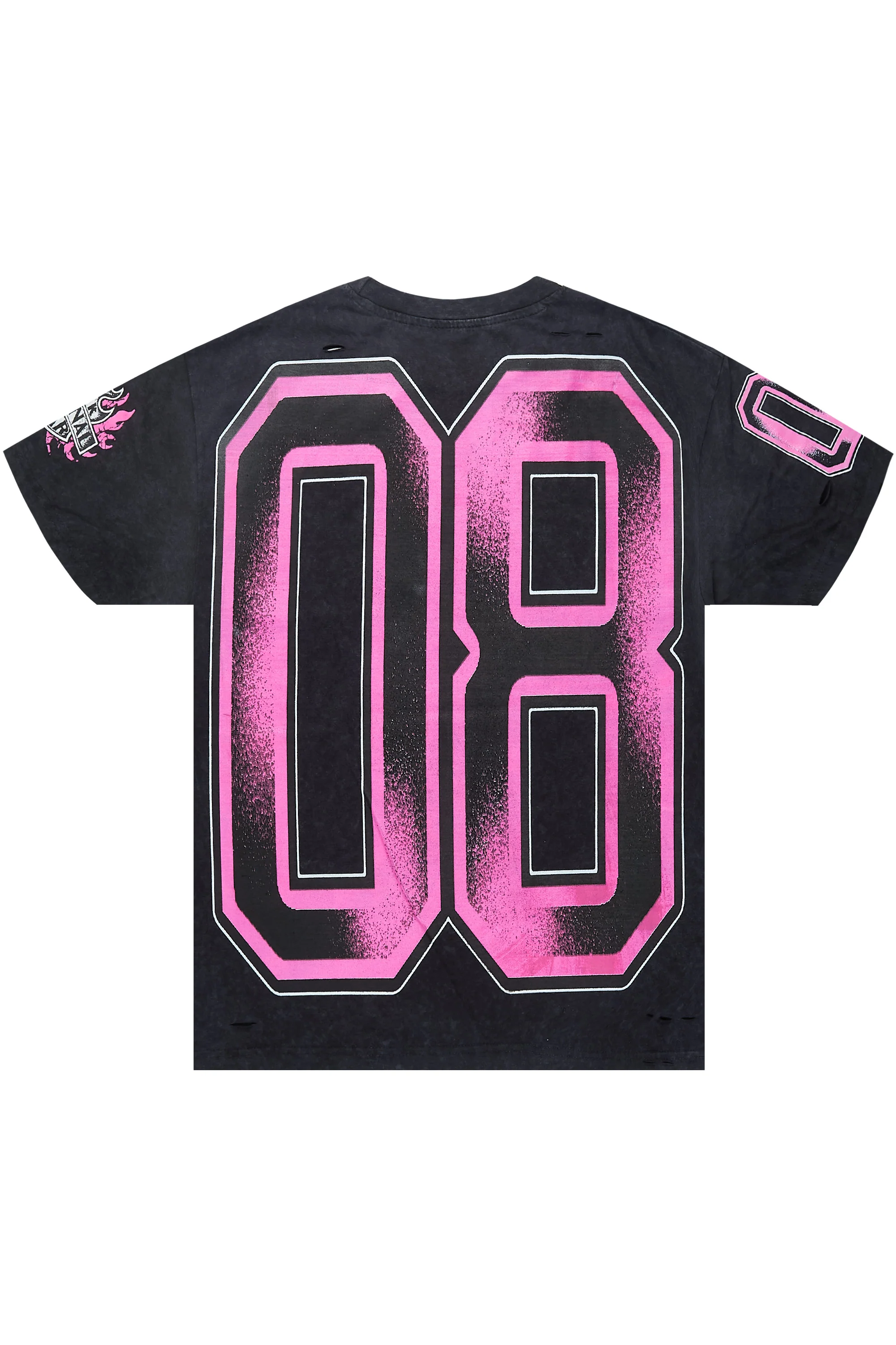 Alim Black Oversized Graphic T-Shirt - Image 7