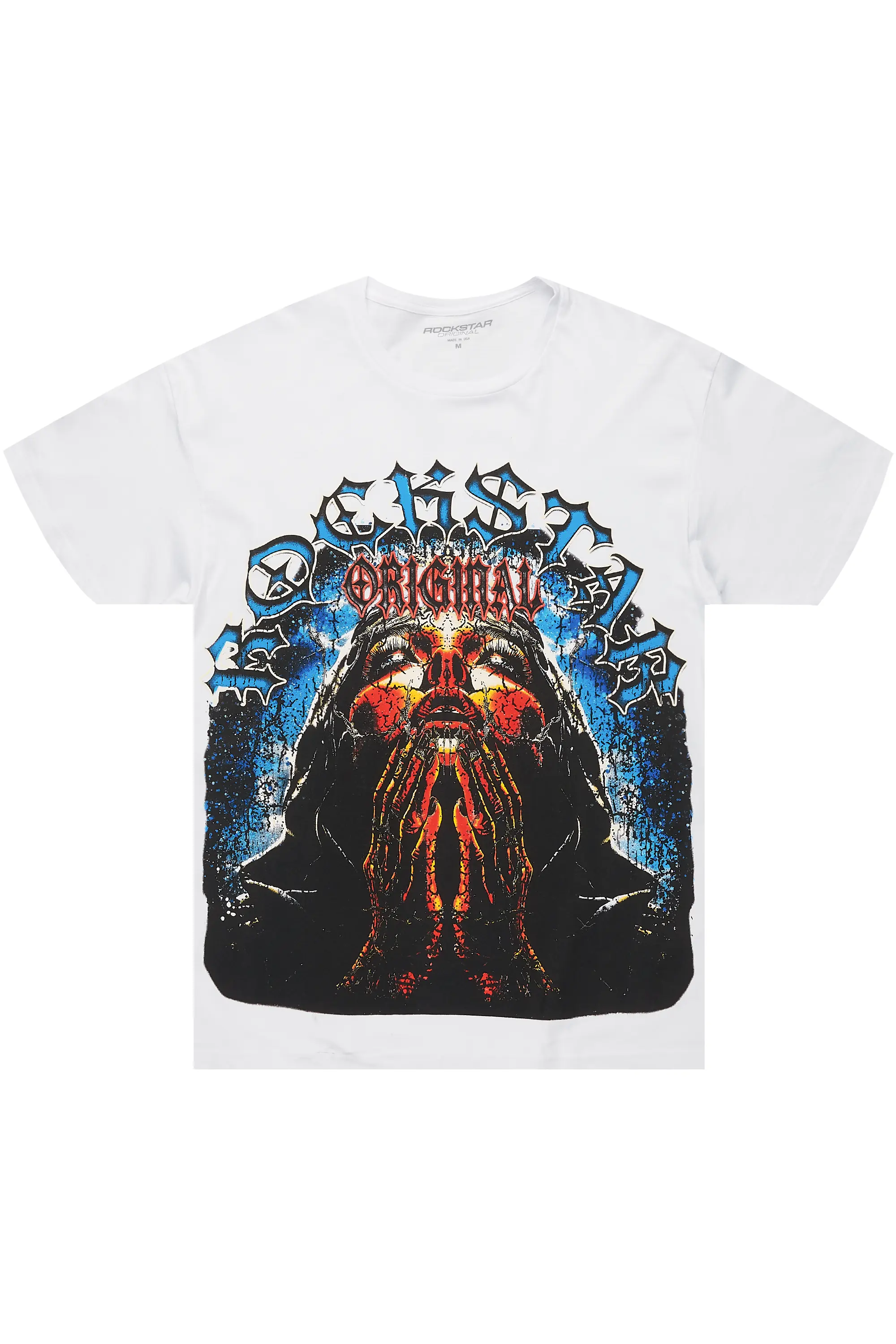 Dallan White Oversized Graphic T-Shirt
