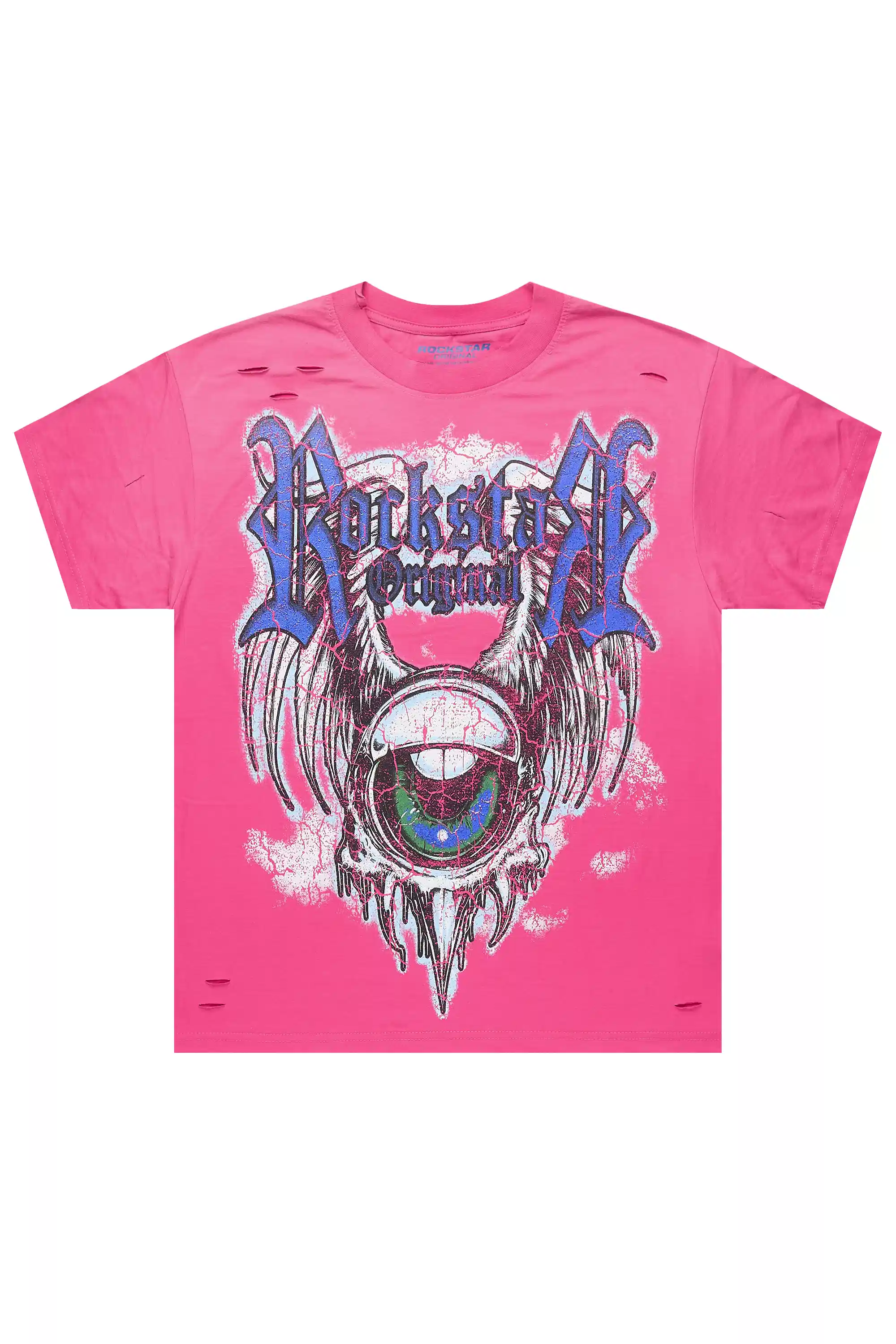 Fenton Fuchsia Oversized Graphic T-Shirt