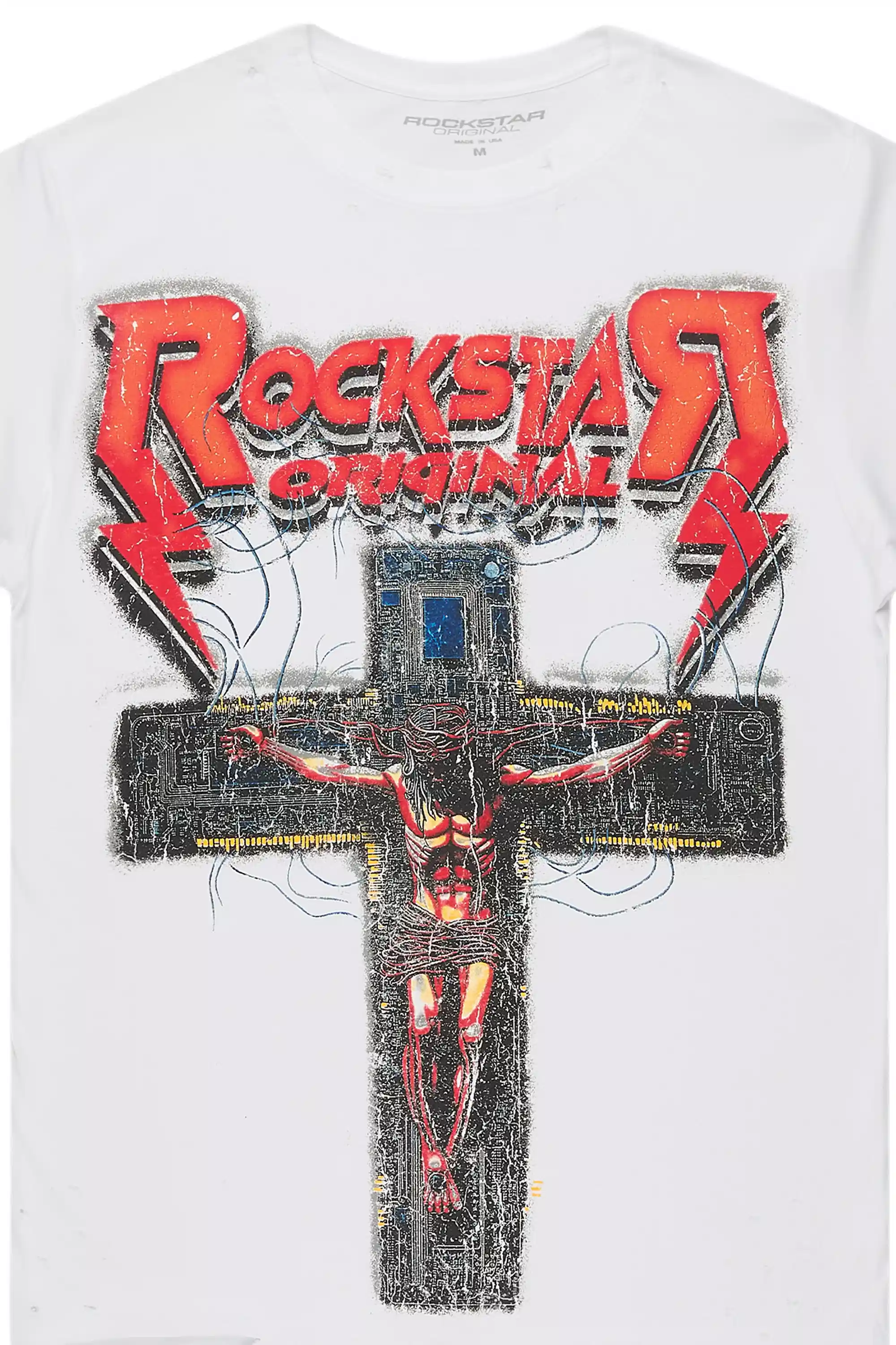Javion White Graphic T-Shirt - Image 7