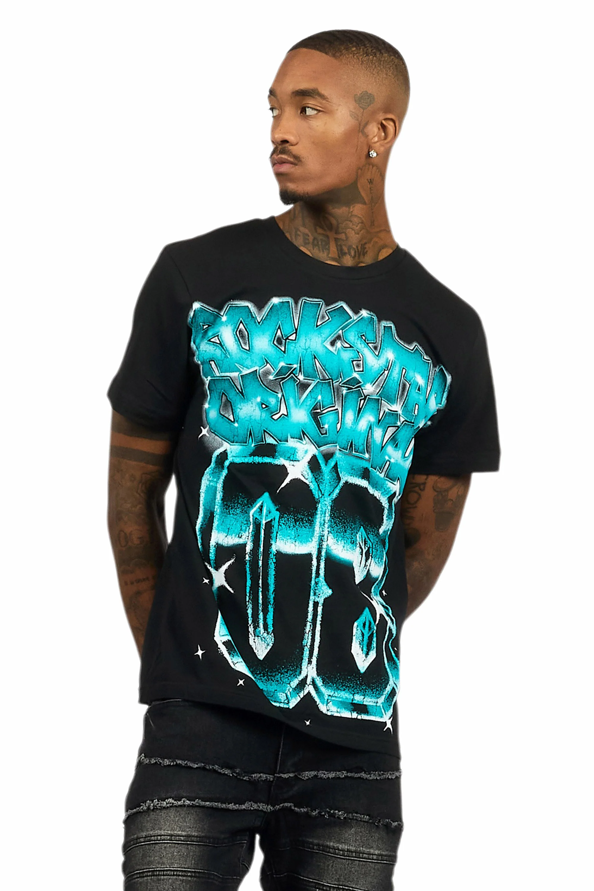 Jaceon Black Graphic T-Shirt - Image 4
