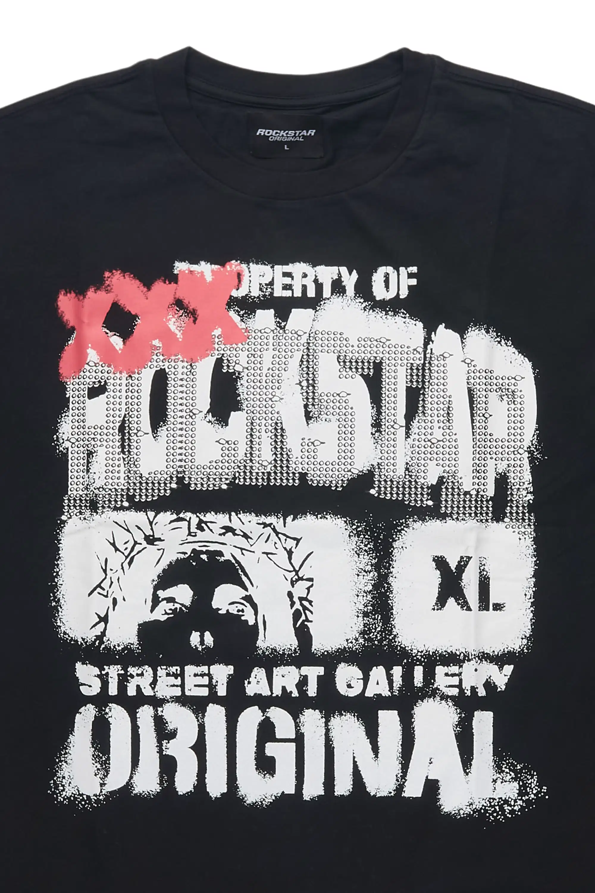 Kyo Black Oversized Graphic T-Shirt - Image 6