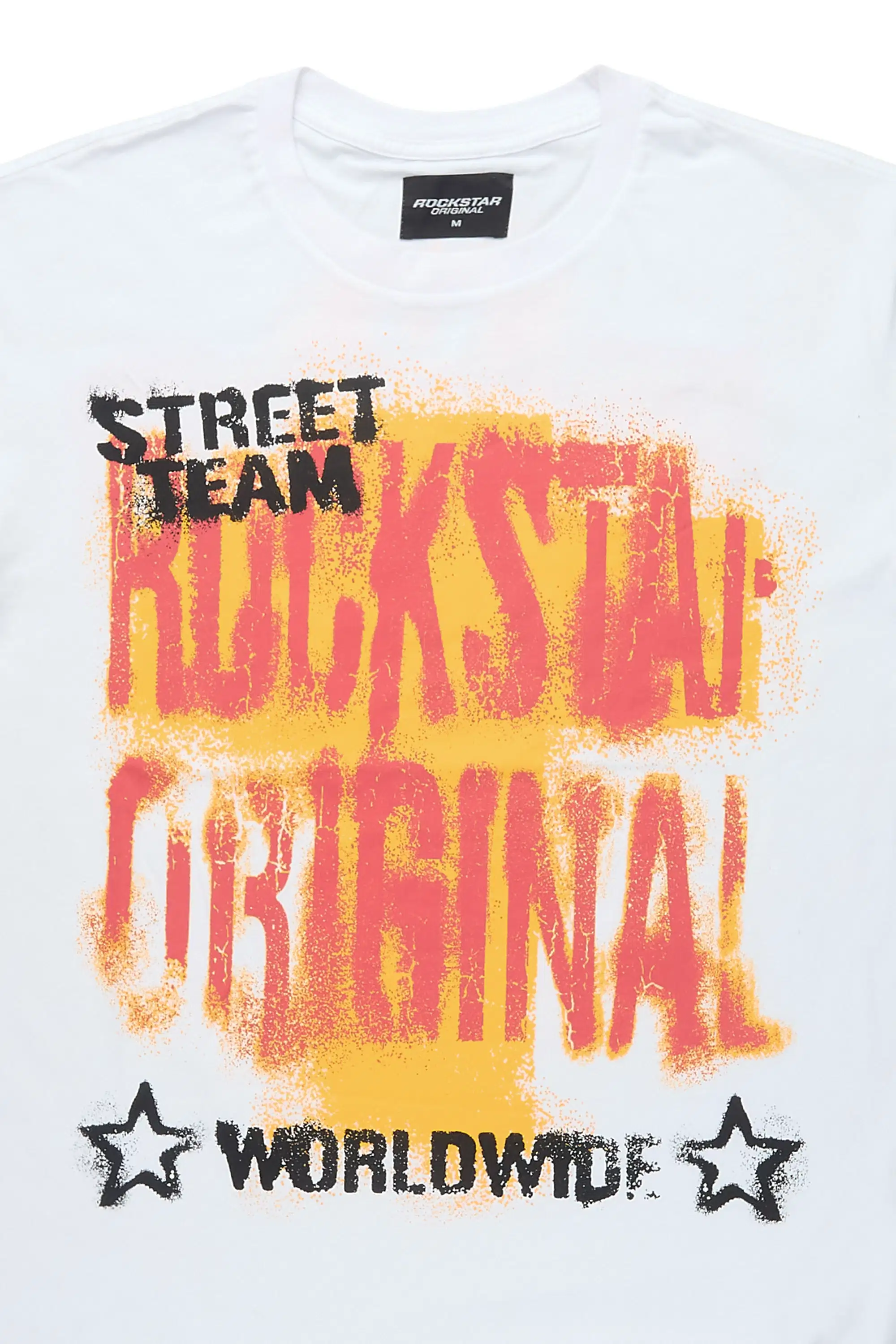 Crest White Oversized Graphic T-Shirt - Image 6
