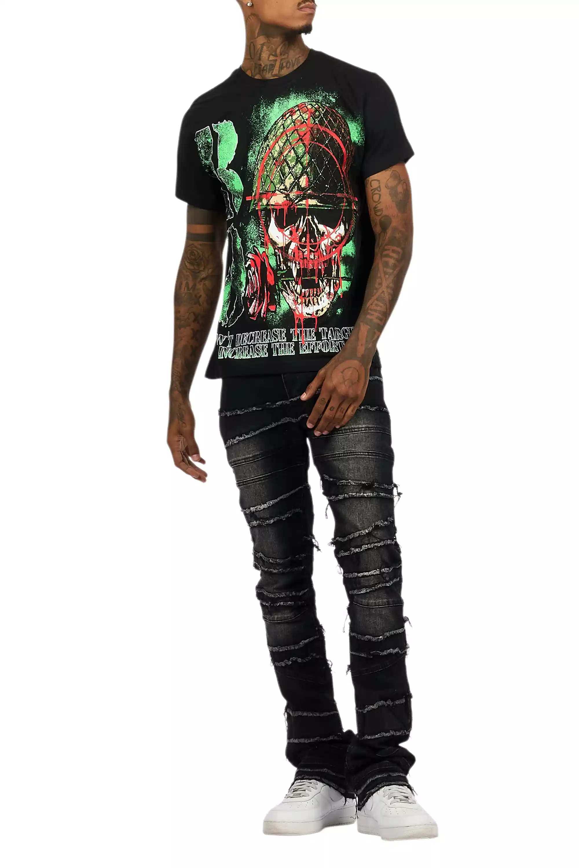 Kilshot Romance Black Graphic T-Shirt - Image 8