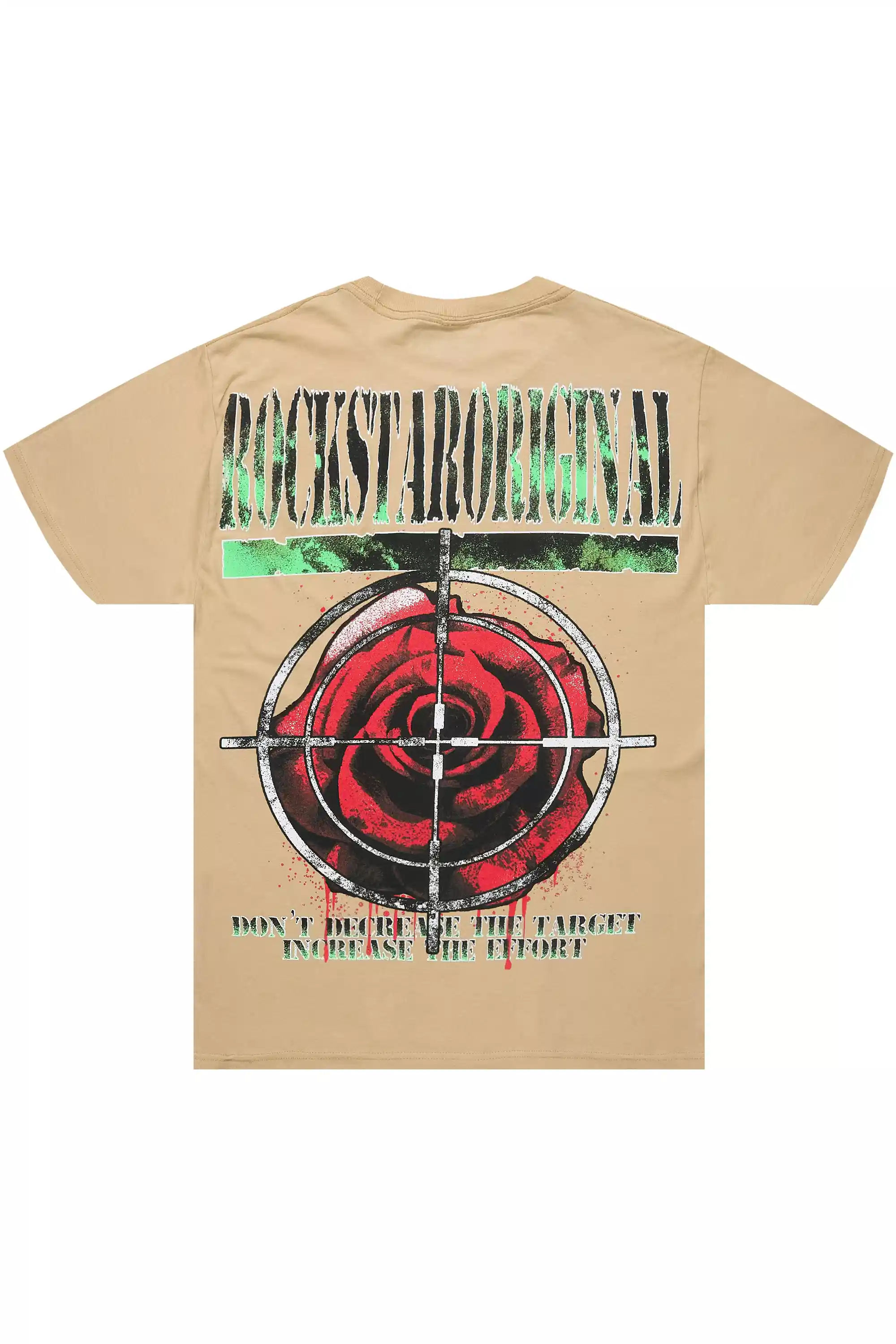 Kilshot Romance 2.0 Beige Oversized Graphic T-Shirt - Image 7