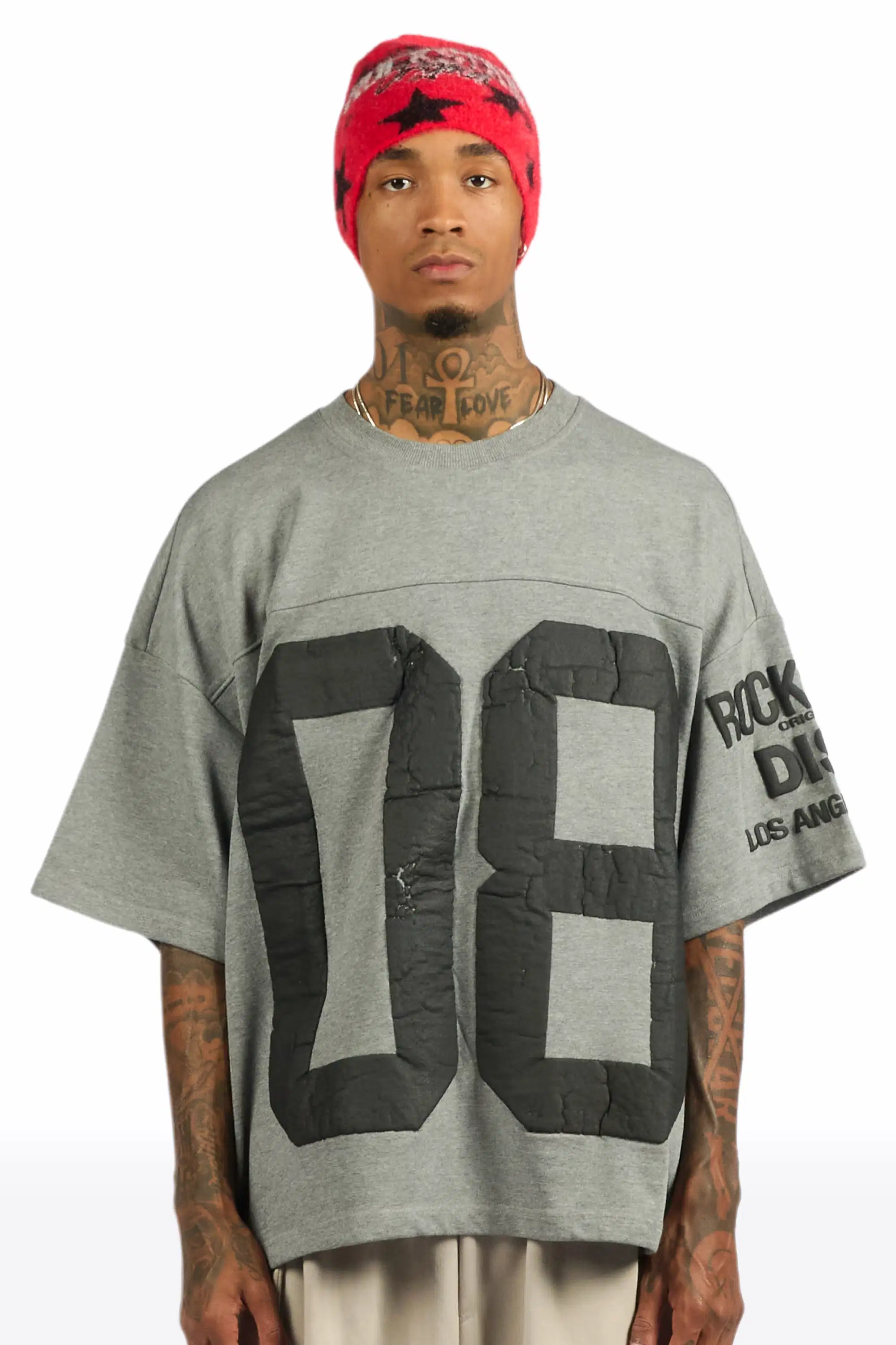 Outline Heather Grey French Terry T-Shirt