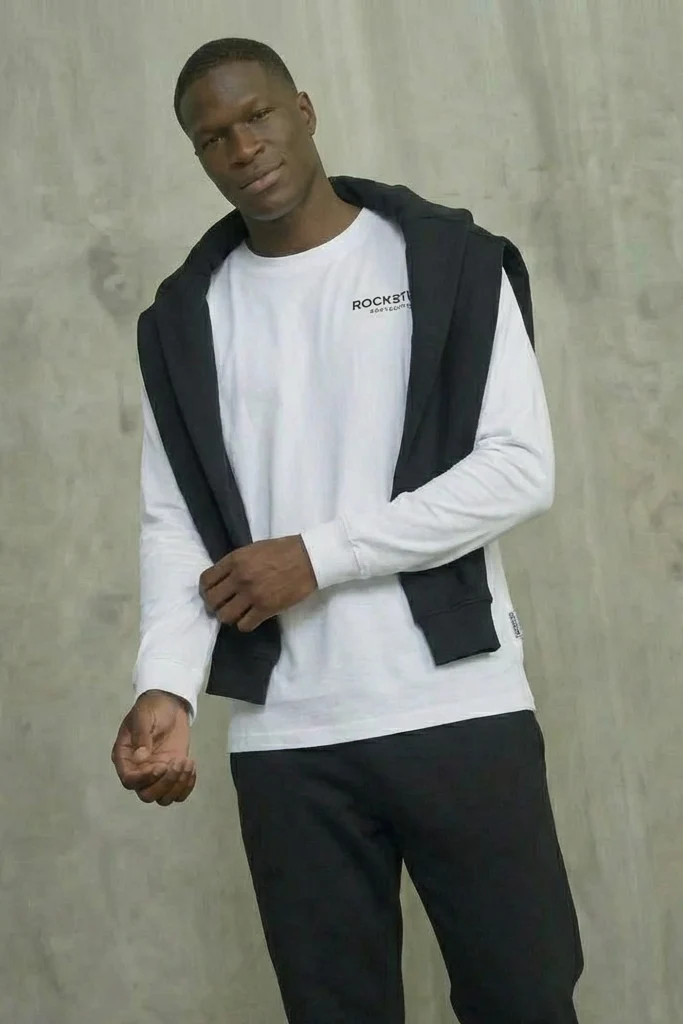 Limber White Long Sleeve T-Shirt - Image 4