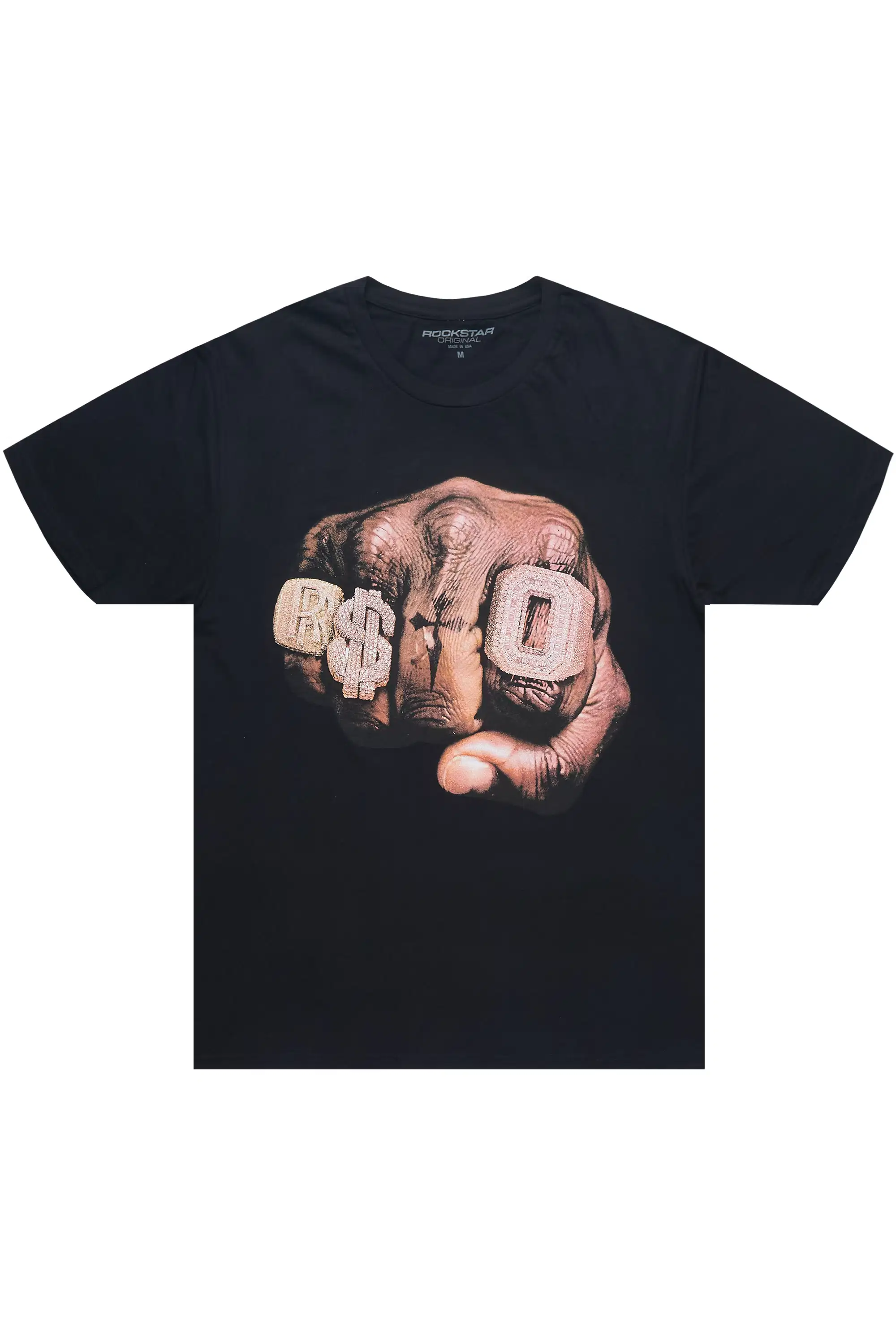 Janus 2.0 Black Oversized Graphic T-Shirt