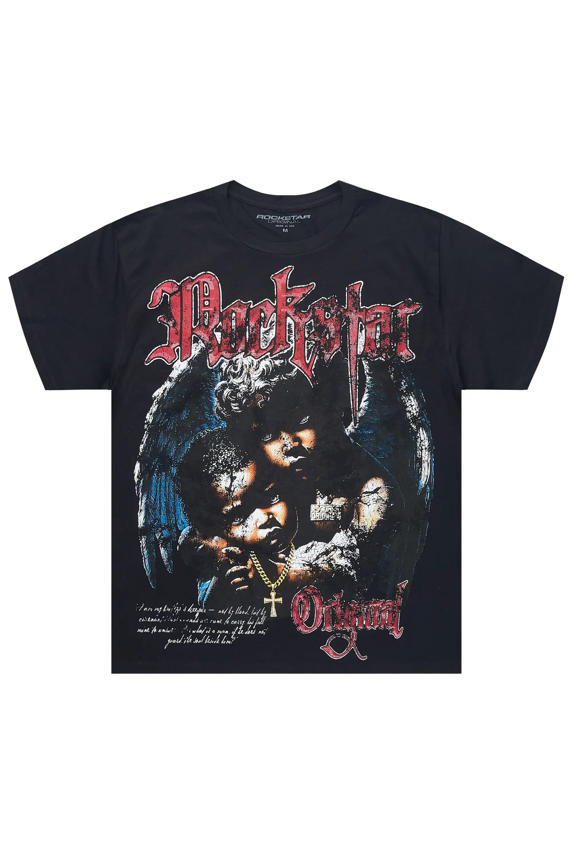 Terrell Black Oversized Graphic T-Shirt