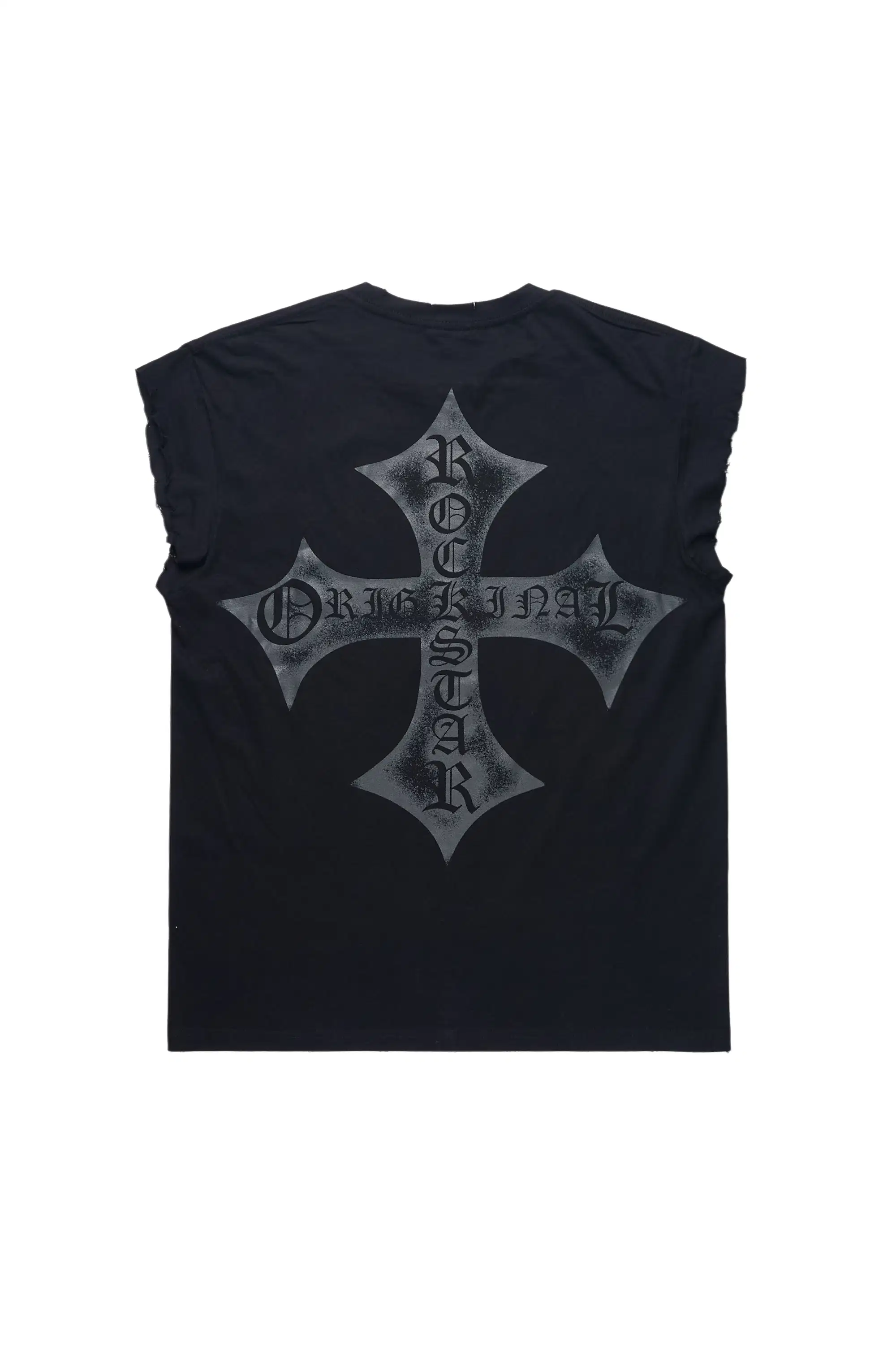 Marizon Black Cut off Tee - Image 7