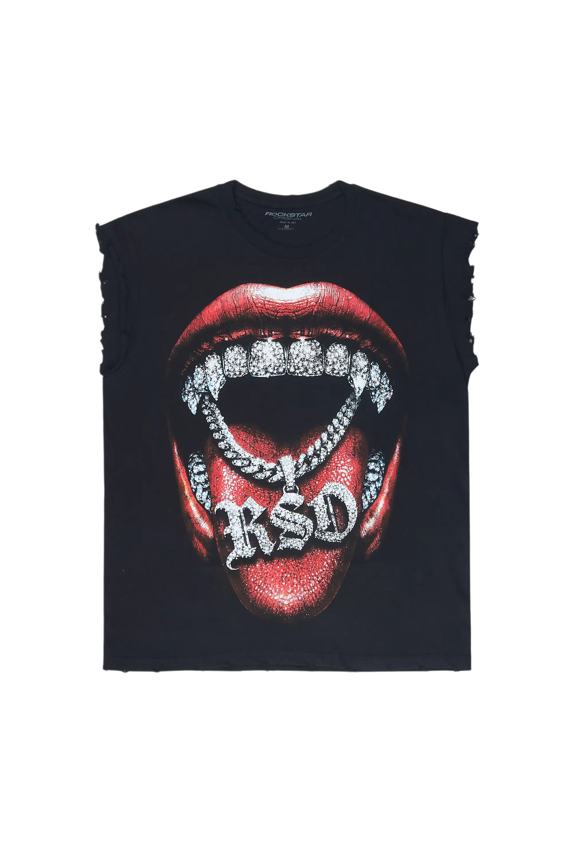 Noctis Black Cut off Tee