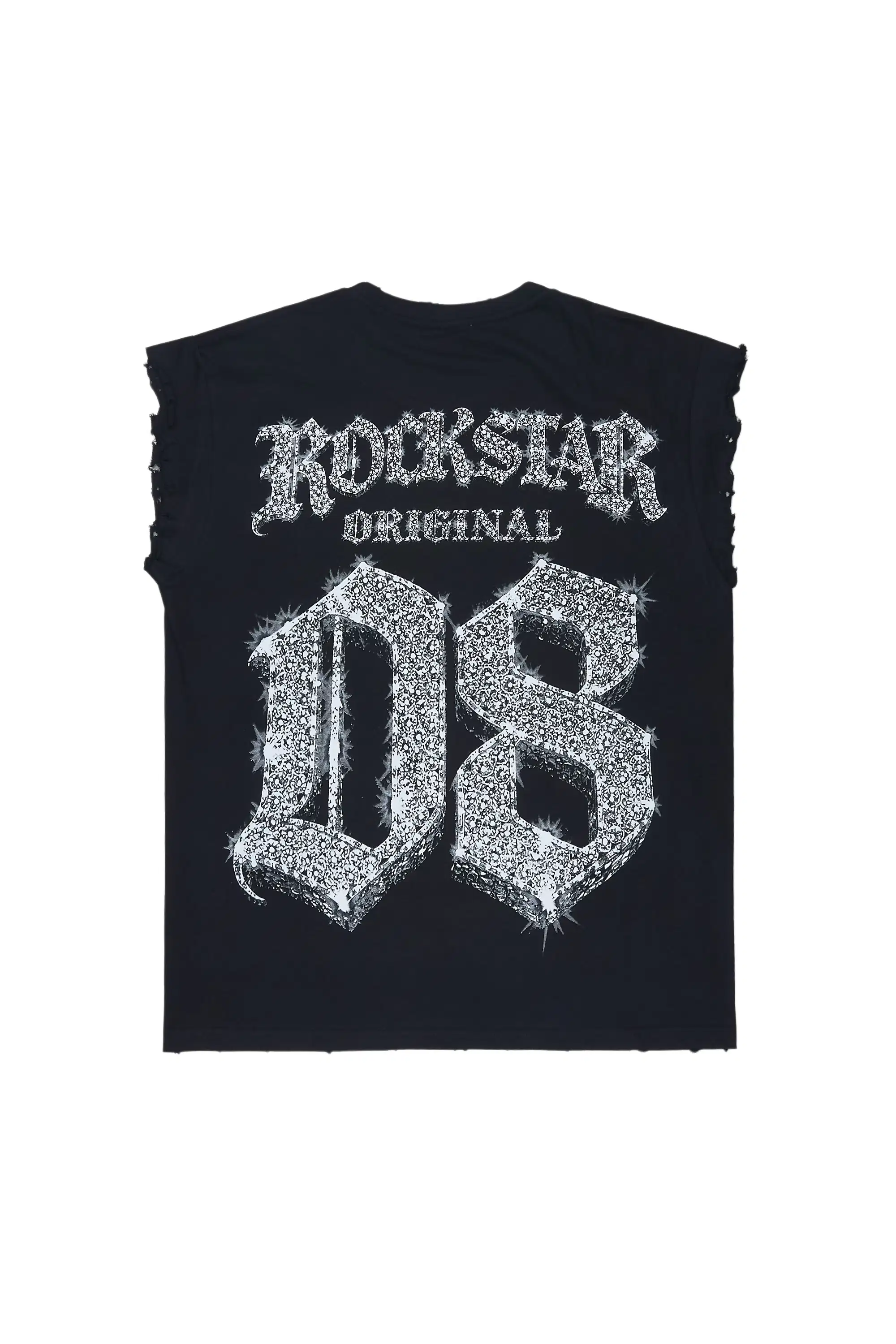 Noctis Black Cut off Tee - Image 9