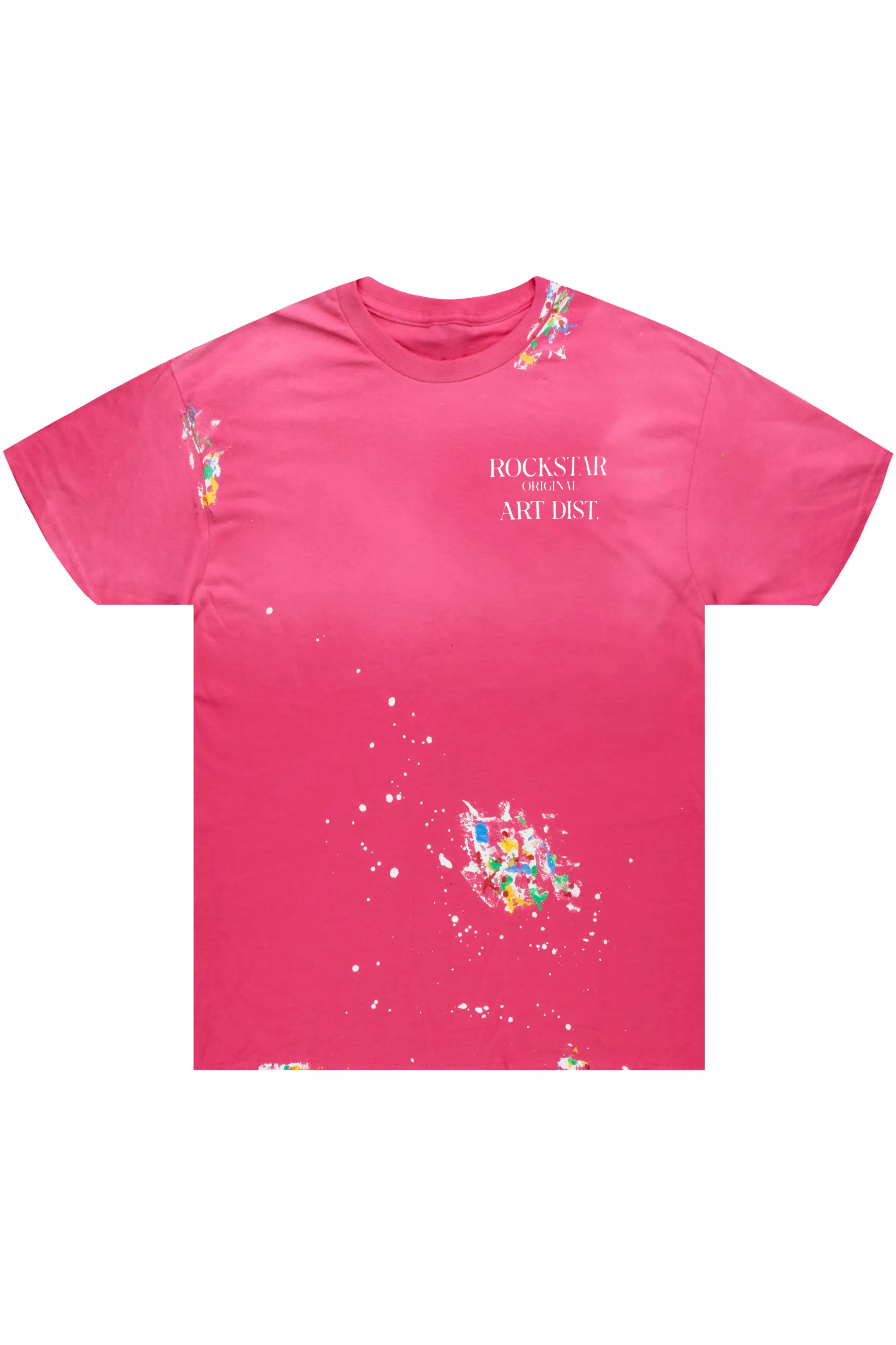 Palmer Pink/White Graphic T-Shirt - Image 2