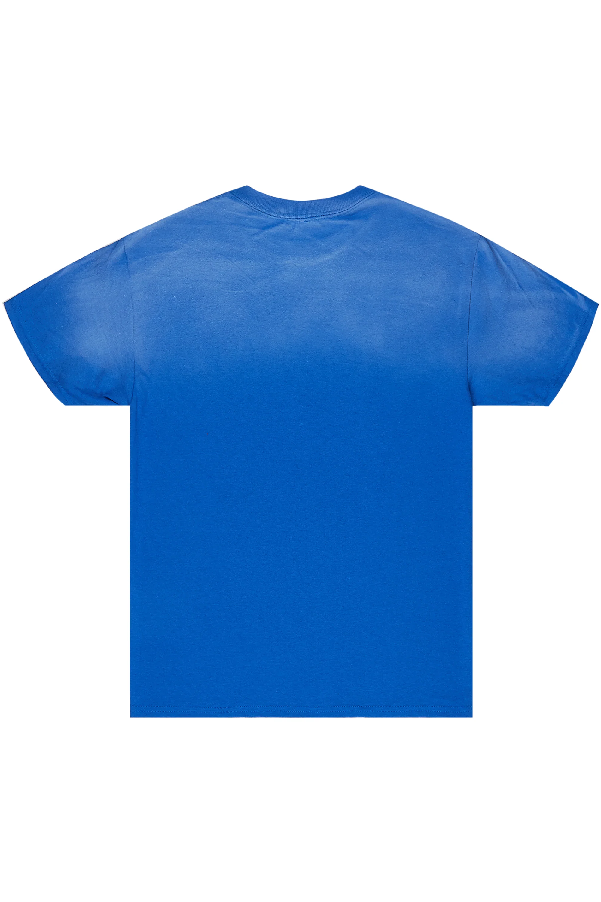 Palmer Royal Blue Graphic T-Shirt - Image 4