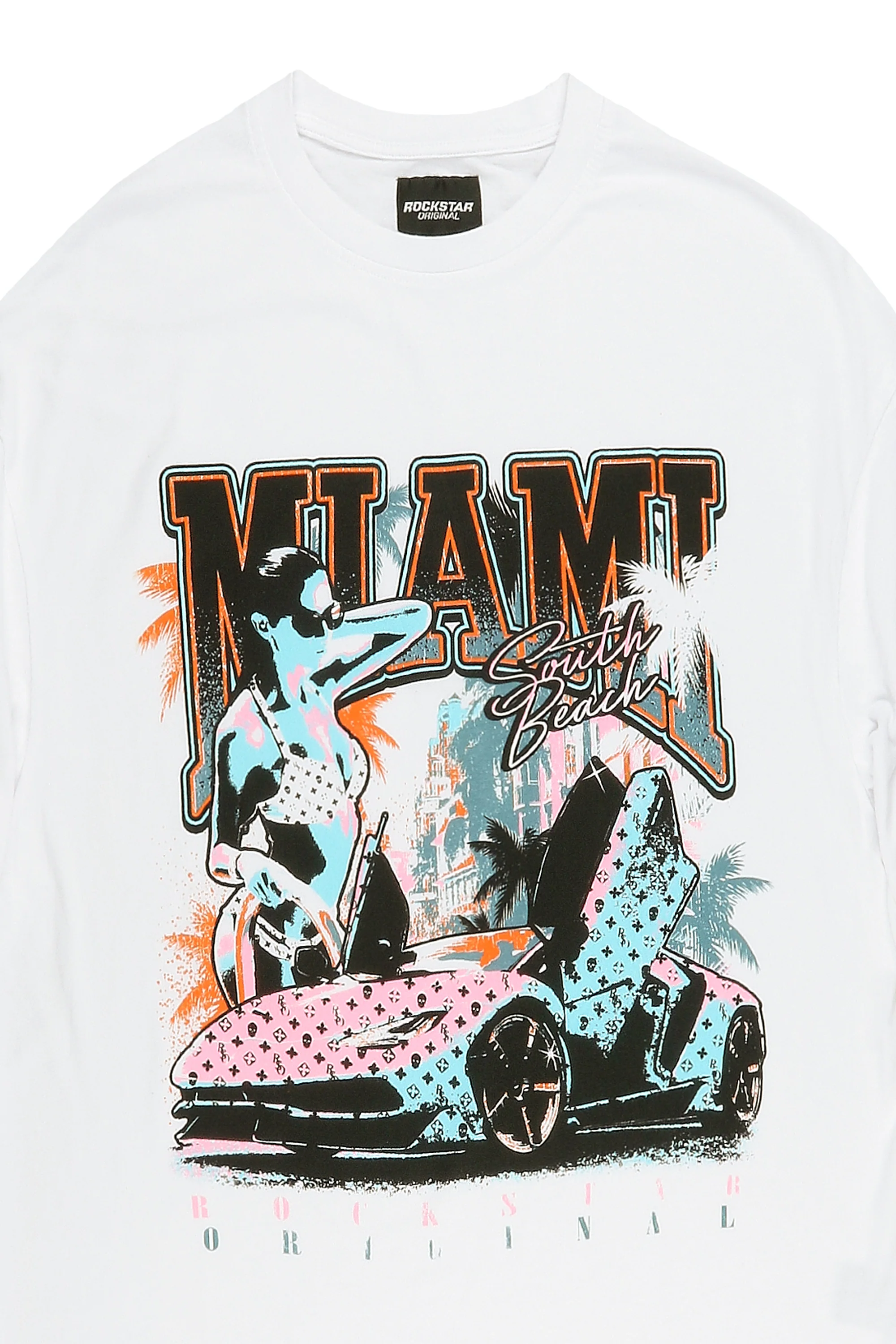 Drexell Off White Oversized Graphic T-Shirt - Image 2