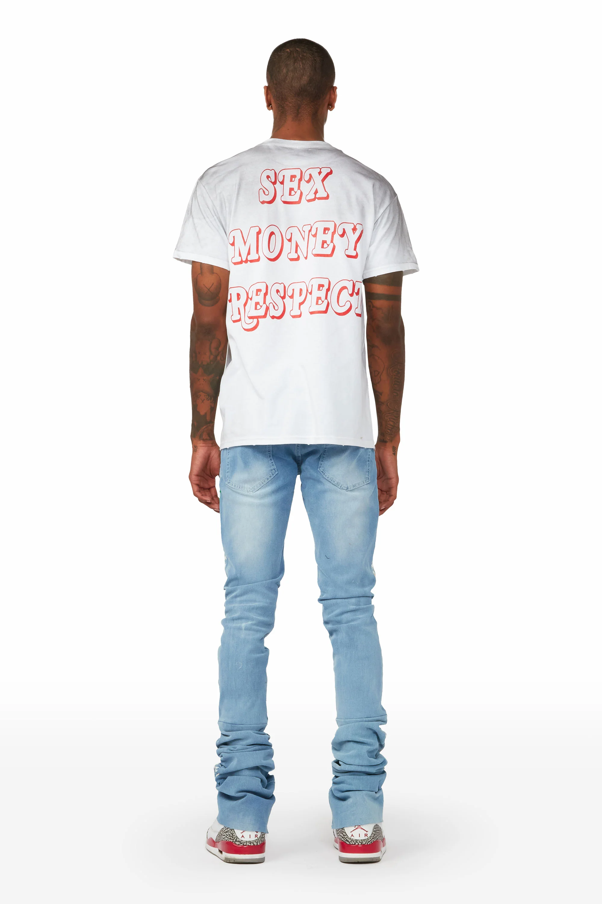 Seedee White Graphic T-Shirt - Image 5