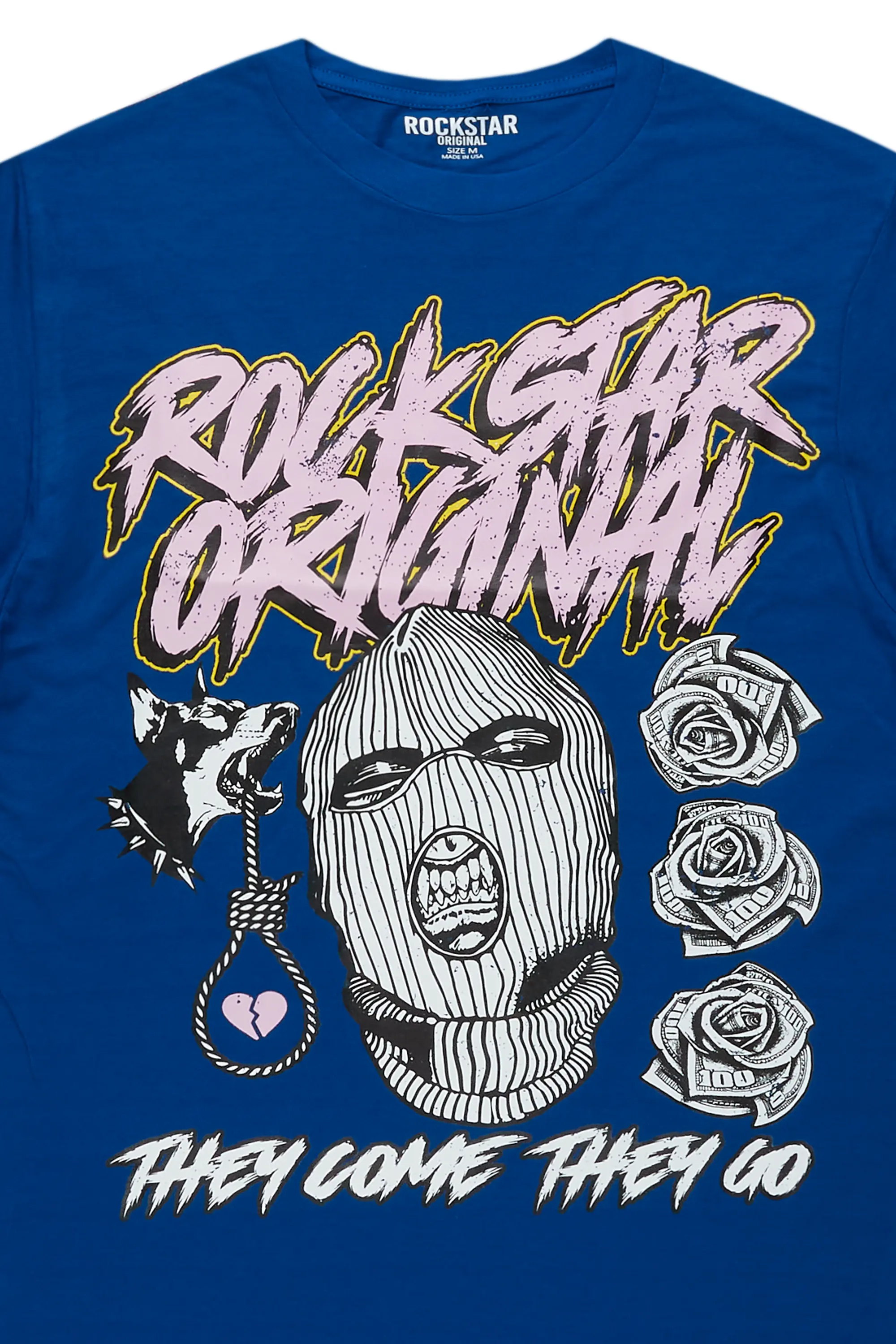Clava Royal Blue Graphic T-Shirt - Image 2