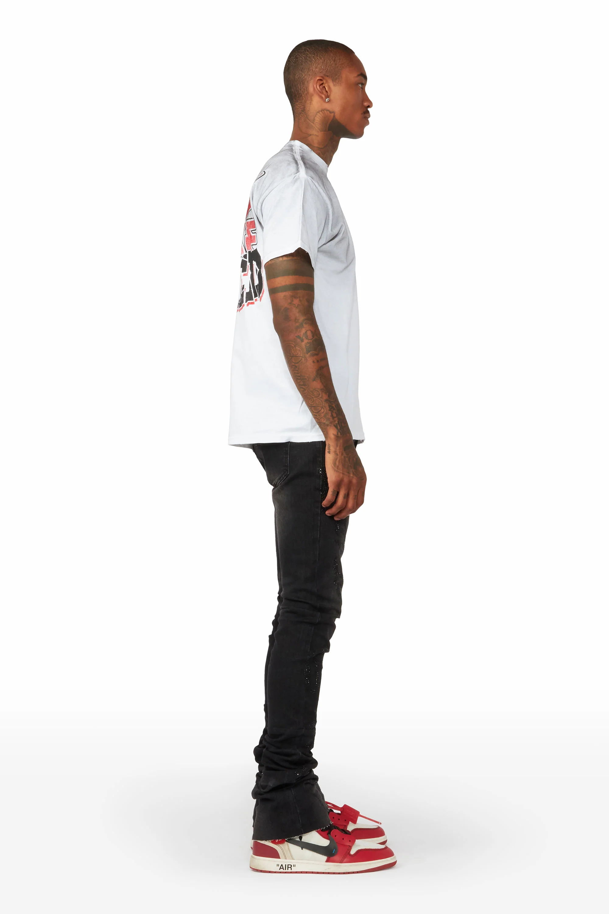 Fuhkt White Graphic T-Shirt - Image 4