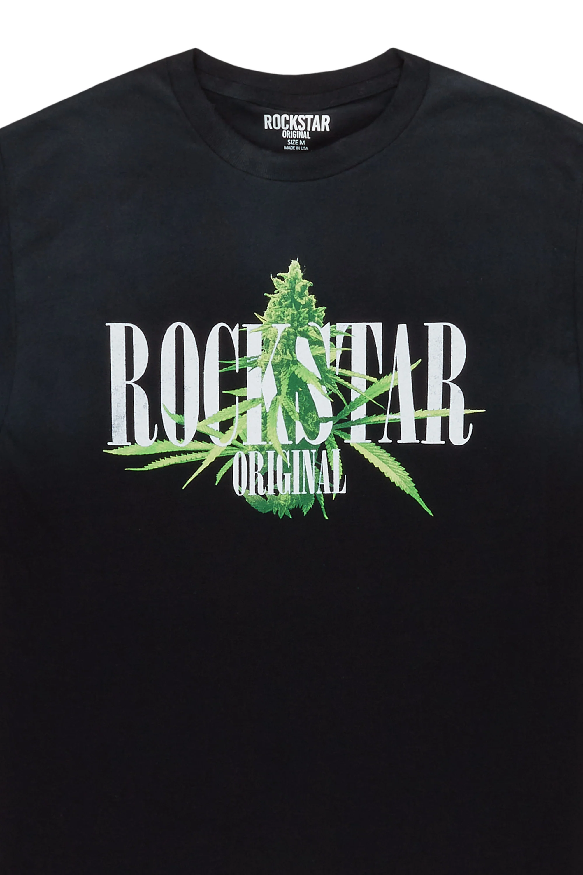 Heven Black Graphic T-Shirt - Image 2