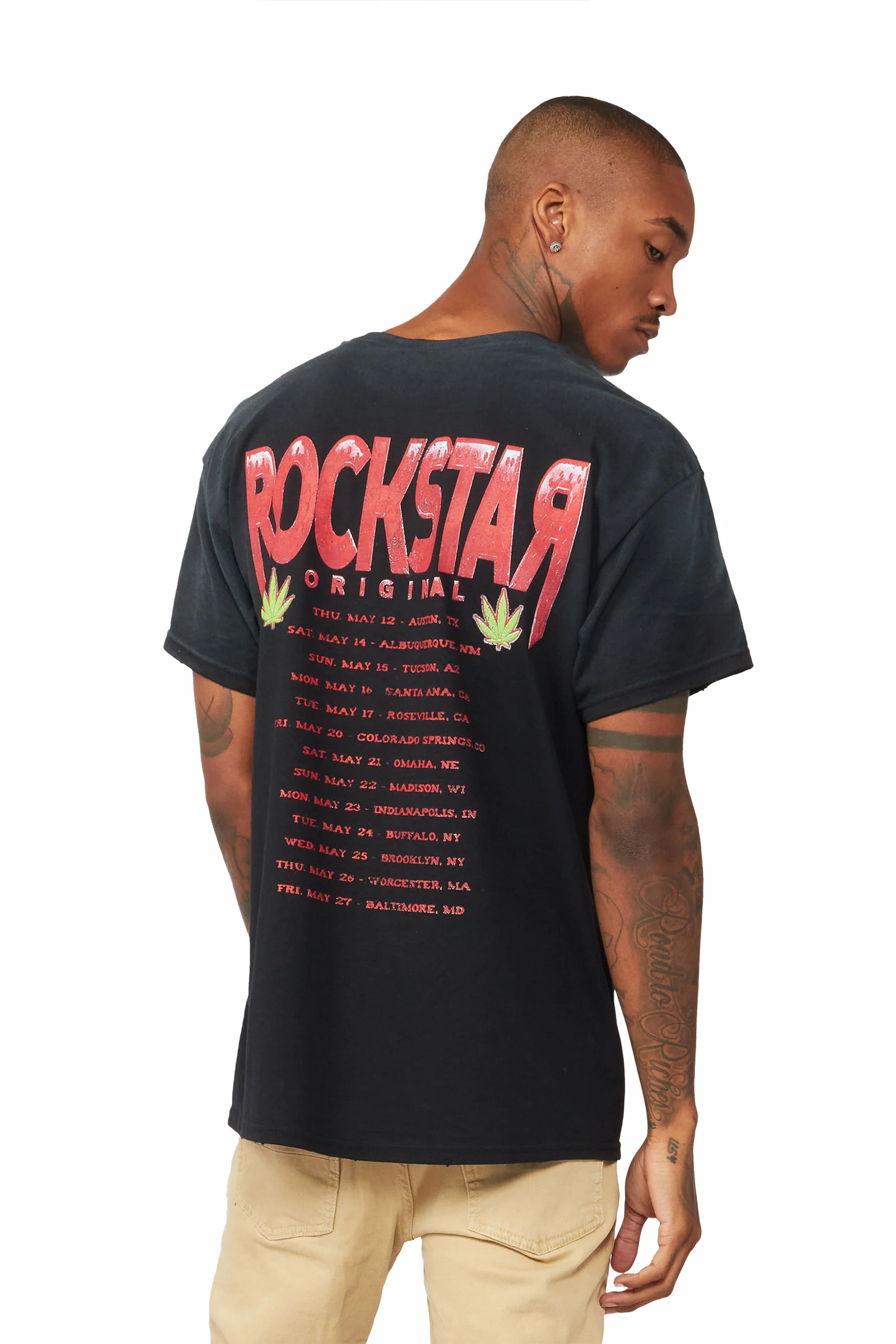 Dank Black Graphic T-Shirt - Image 2