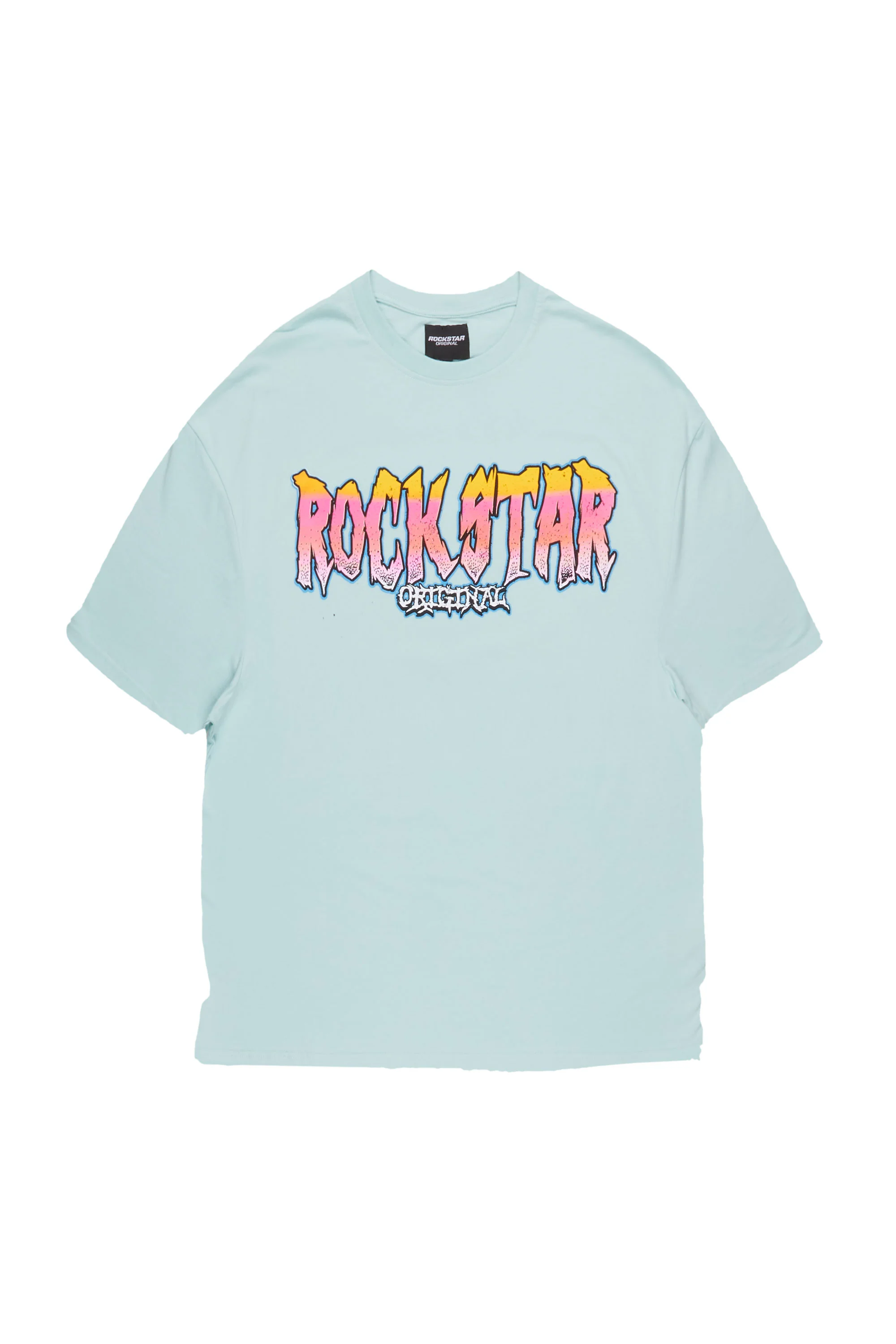 Disstans Aqua Oversized Graphic T-Shirt - Image 3