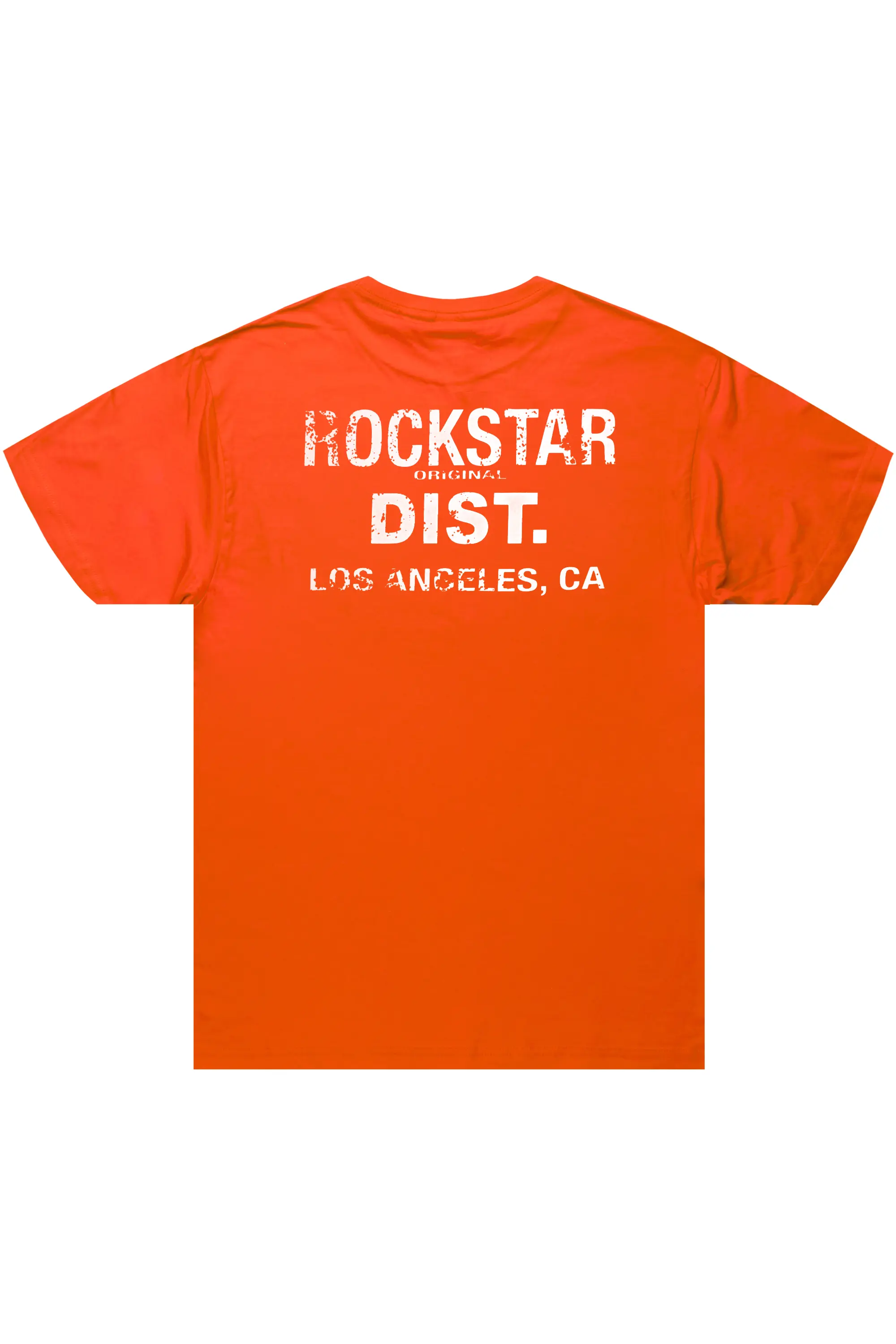 Lake Orange/White Graphic T-Shirt - Image 3