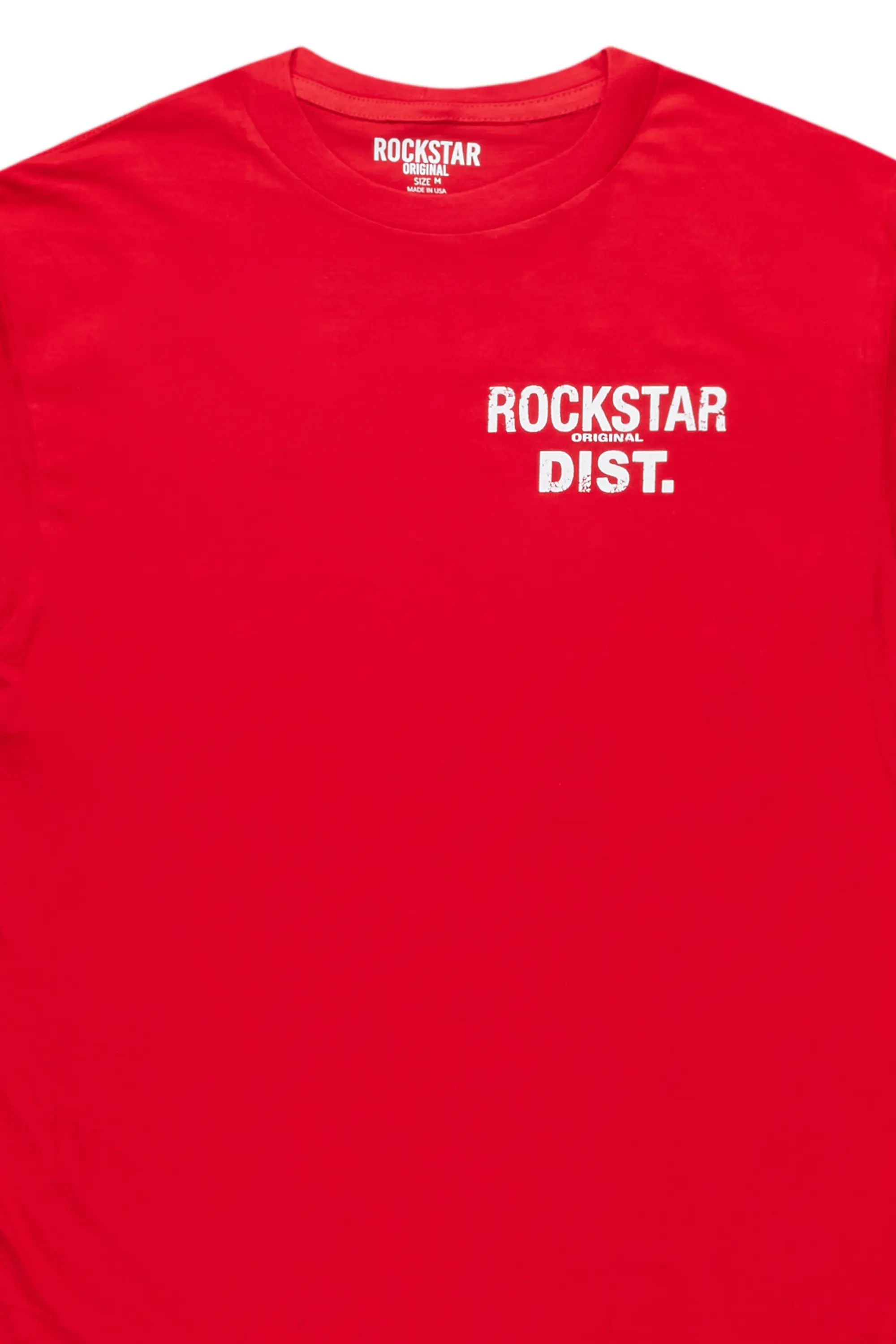 Lake Red/White Graphic T-Shirt - Image 4