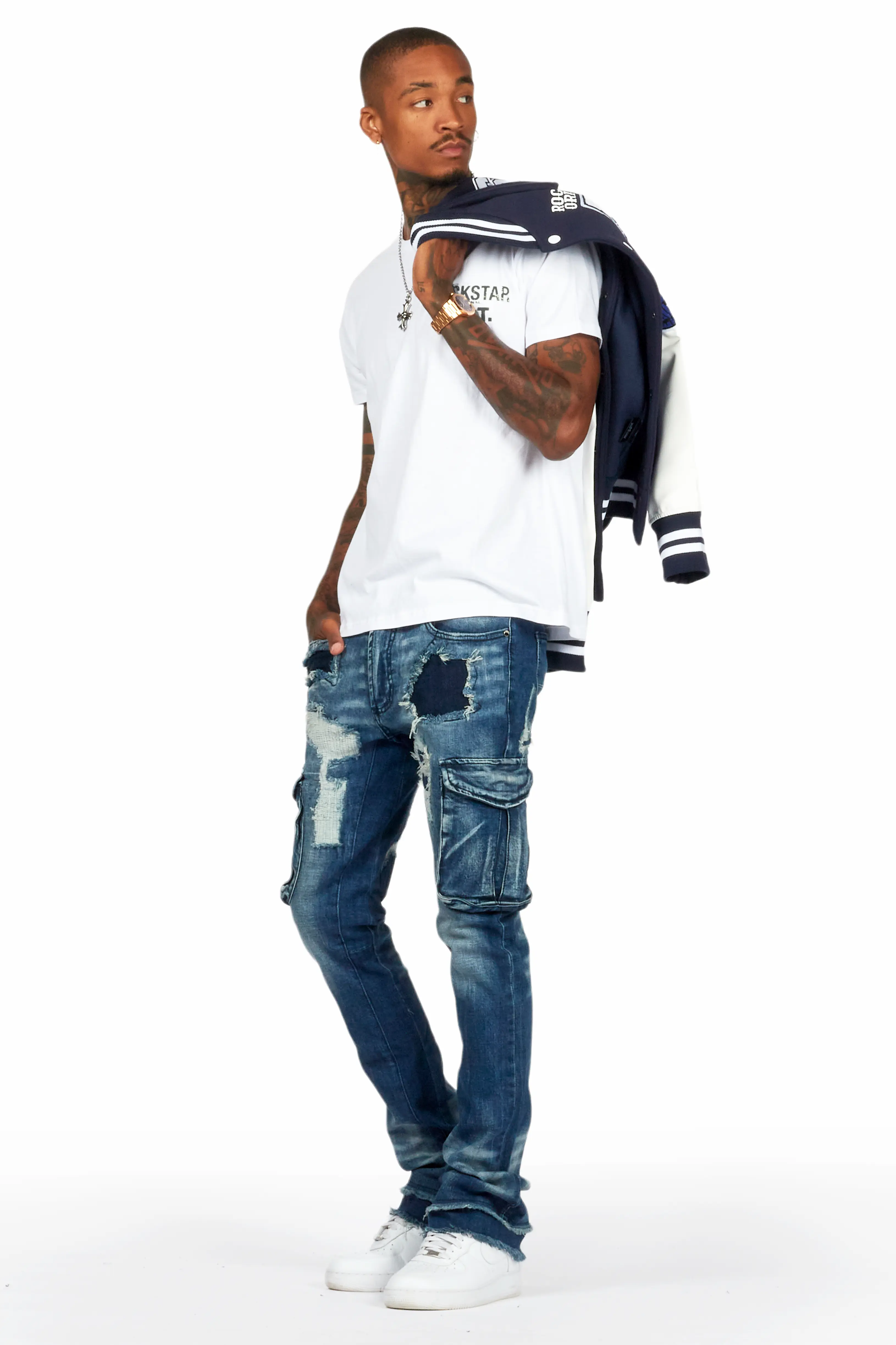 Lake White/Black Graphic T-Shirt - Image 7