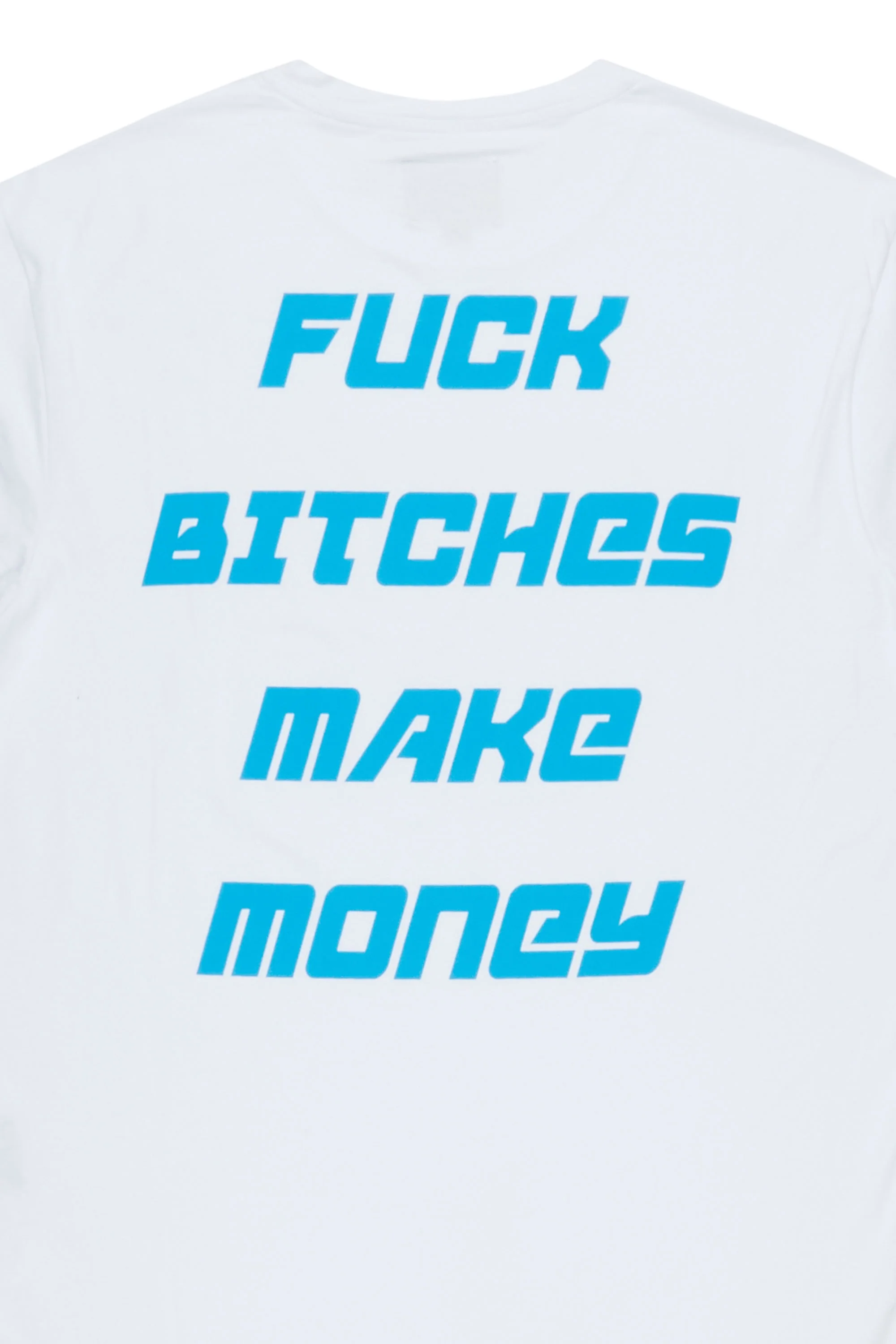 Book White/Blue Graphic T-Shirt - Image 2