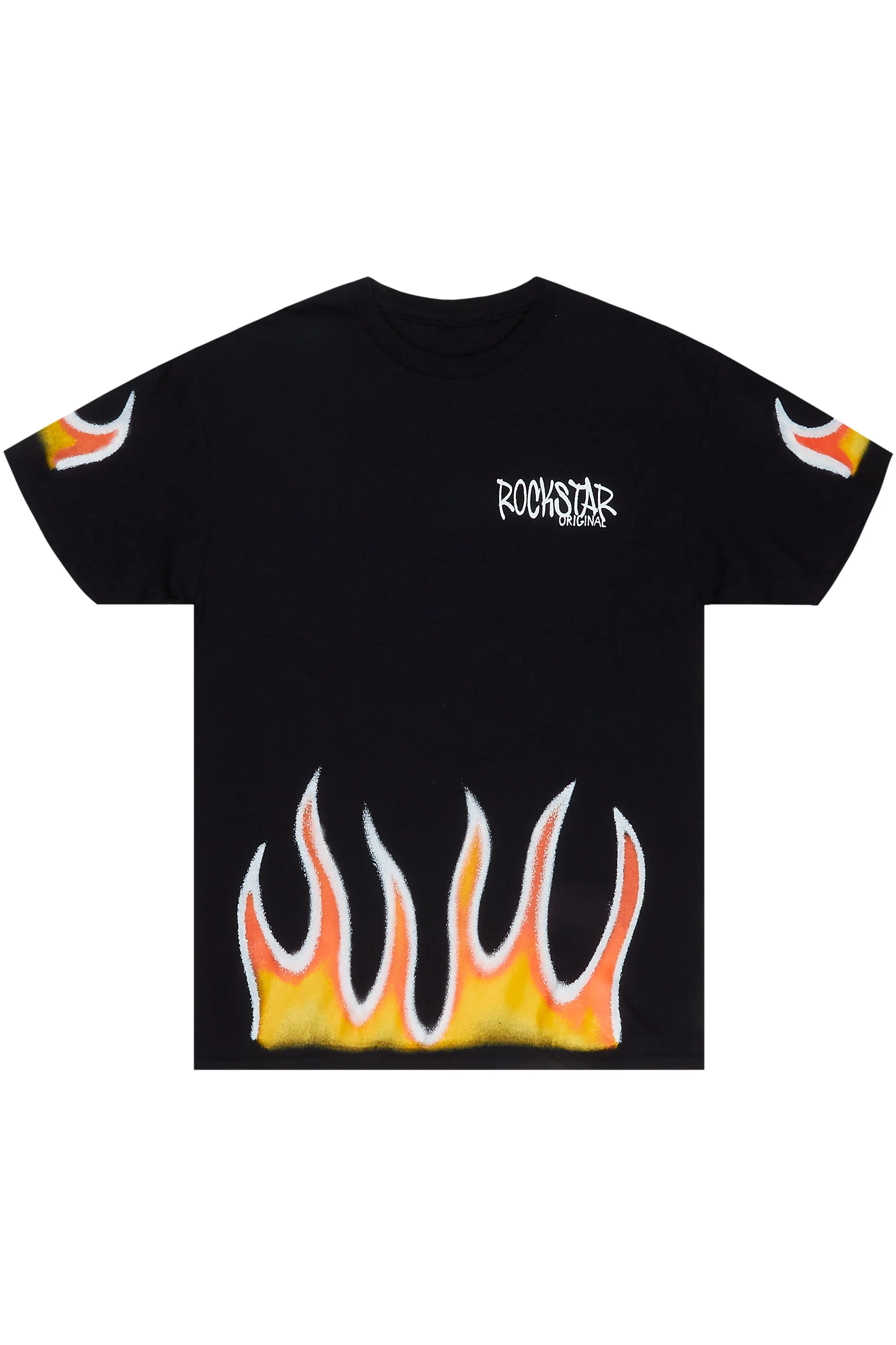 Leporche Black Graphic T-Shirt - Image 2