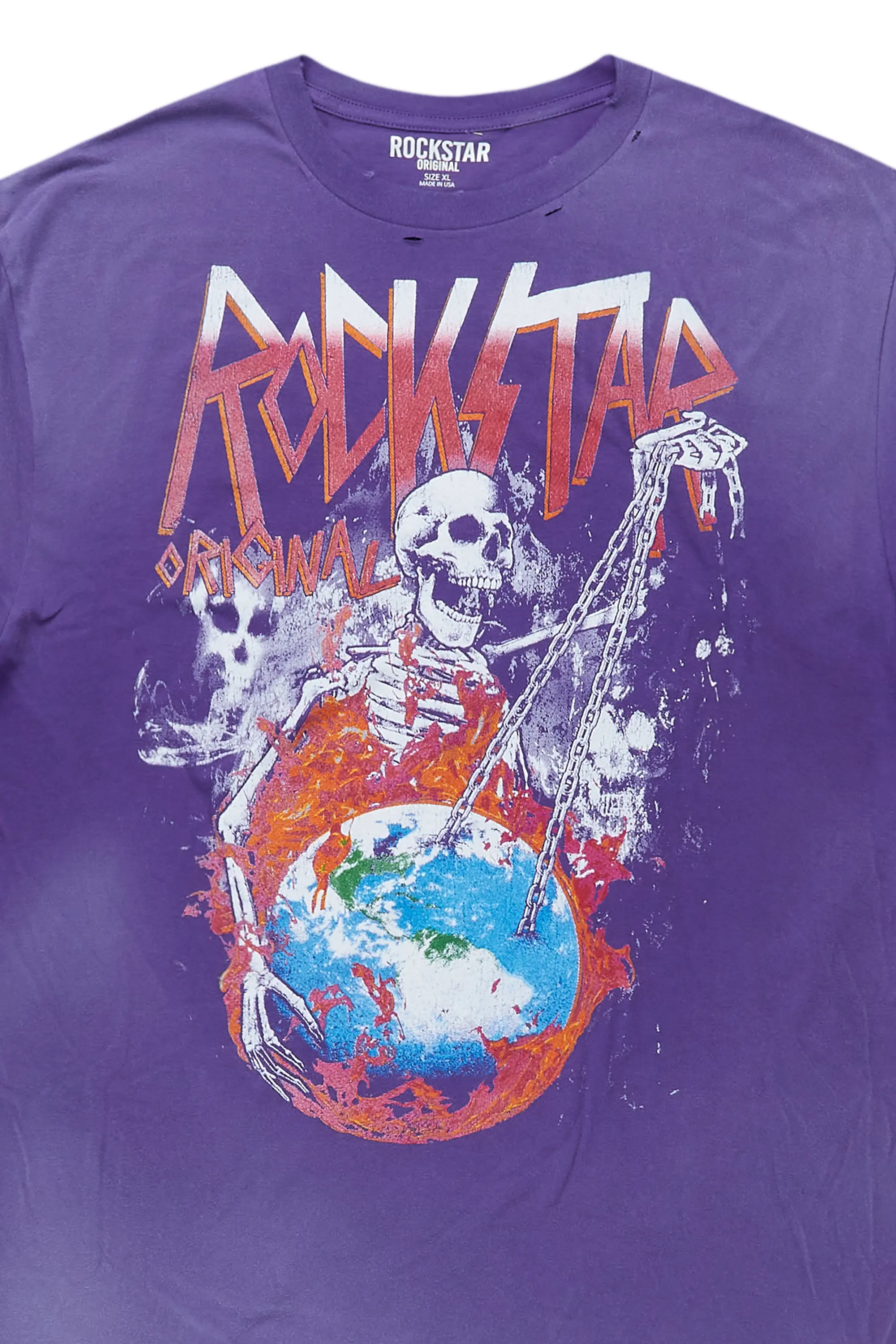 Barrett Purple Printed T-Shirt - Image 2