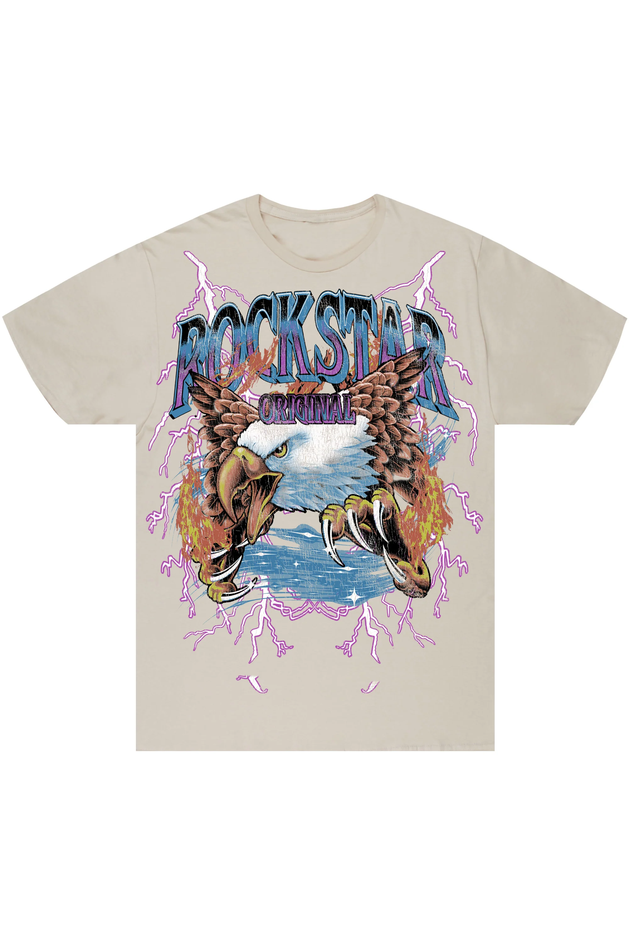 Darken Beige Graphic T-Shirt